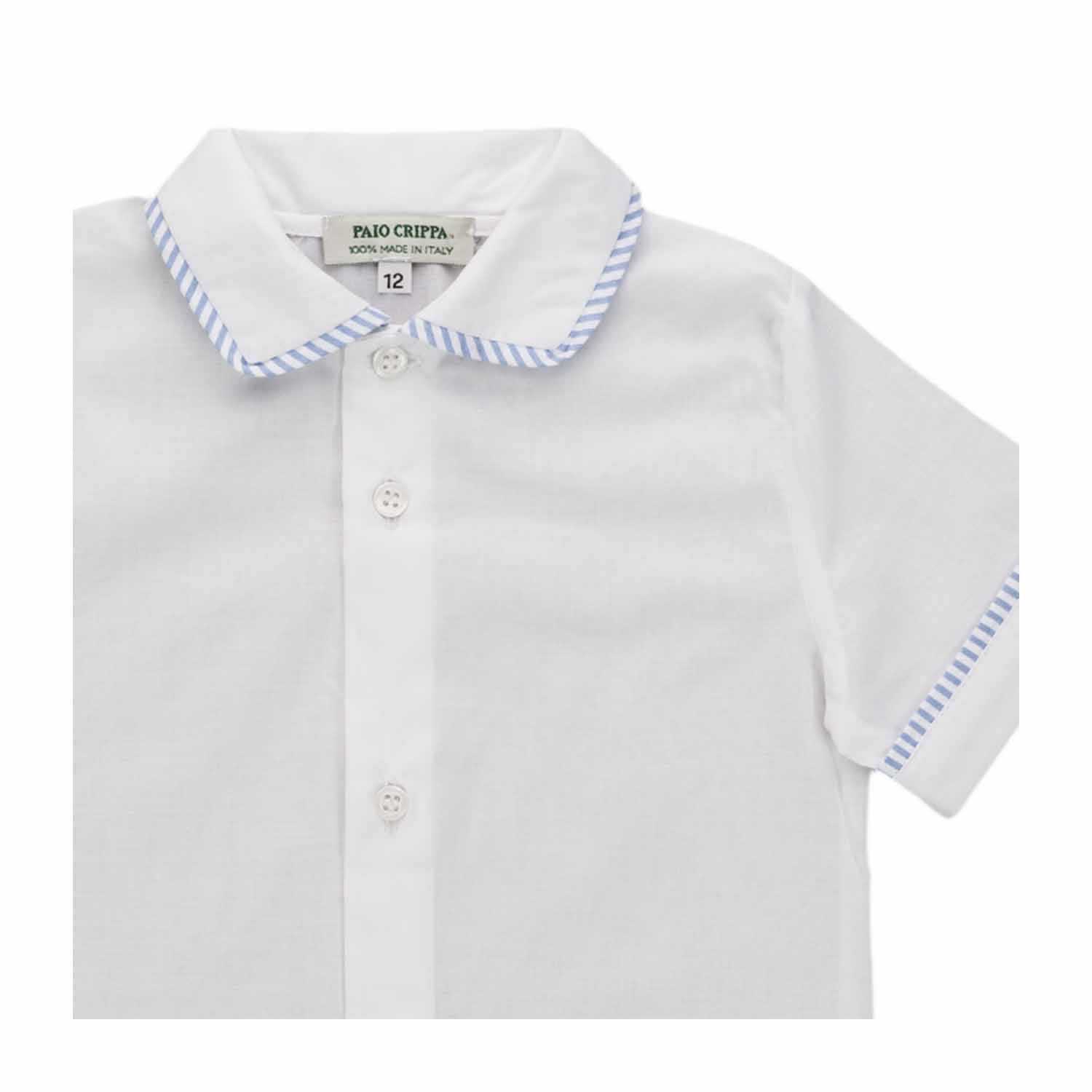 CAMICIA BIANCA NEONATO E BIMBO - annameglio.com abbigliamento moda