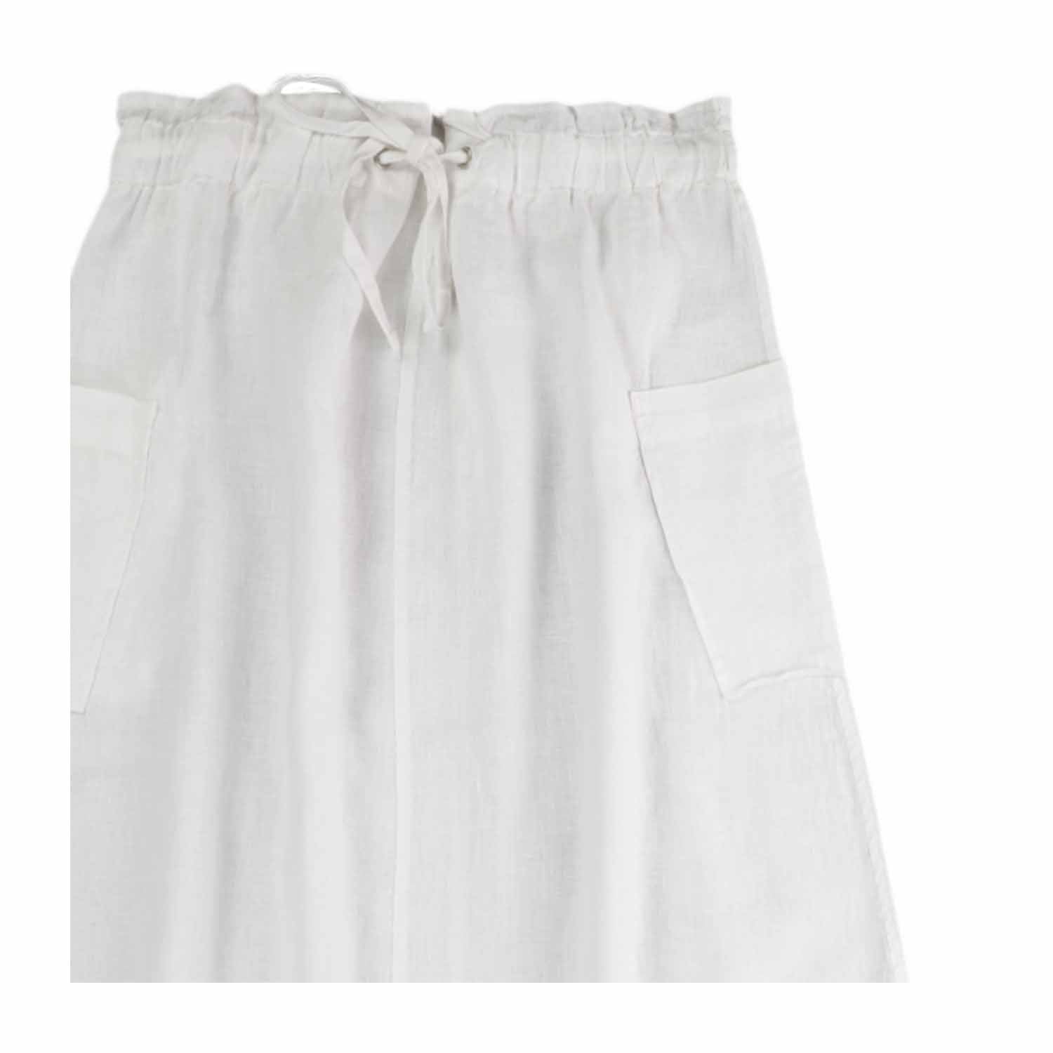 GONNA IN LINO BAMBINA TEEN - annameglio.com abbigliamento moda