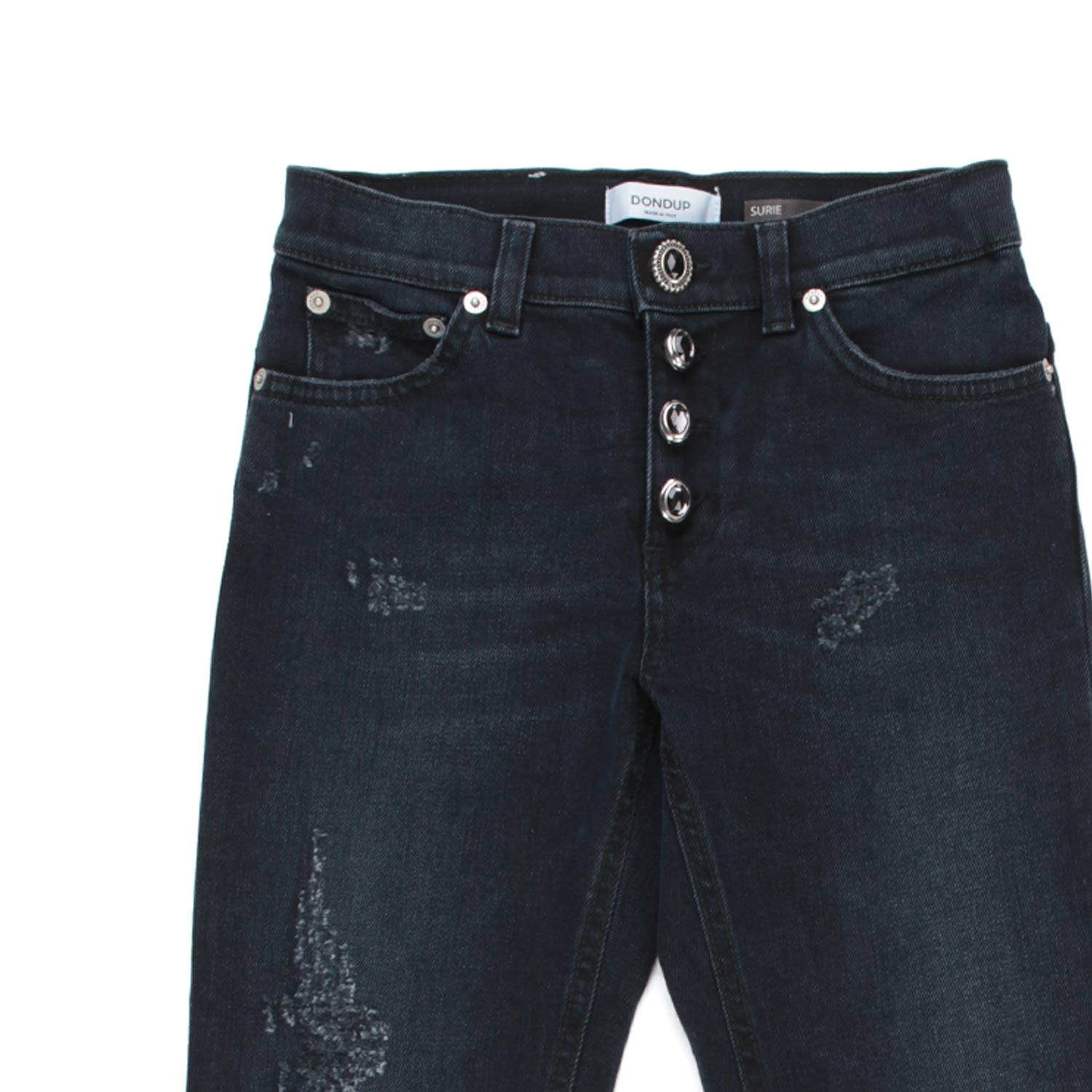 JEANS BLU STRAPPATI BAMBINA TEEN - annameglio.com abbigliamento moda