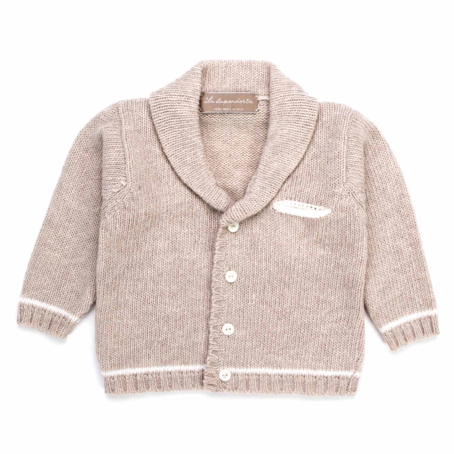 CARDIGAN BEIGE NEONATO - annameglio.com abbigliamento moda