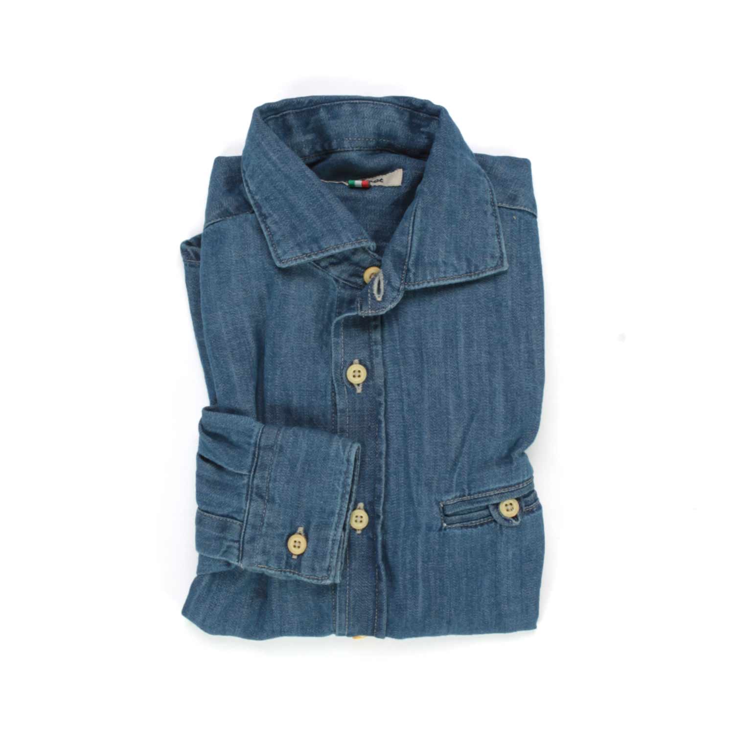 CAMICIA DENIM BAMBINO E TEENAGER - annameglio.com abbigliamento moda
