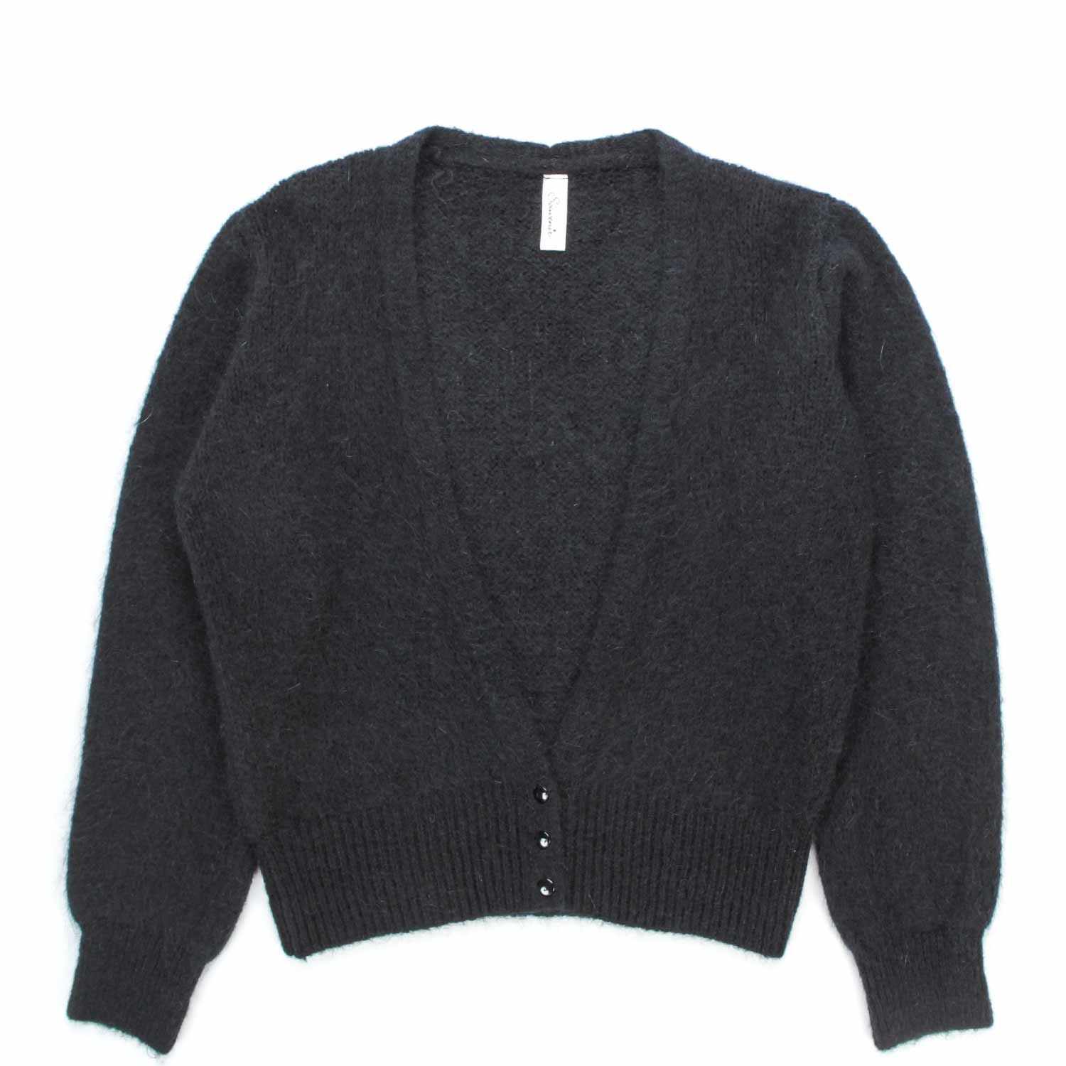 CARDIGAN NERO LANA TEENAGER - annameglio.com abbigliamento moda