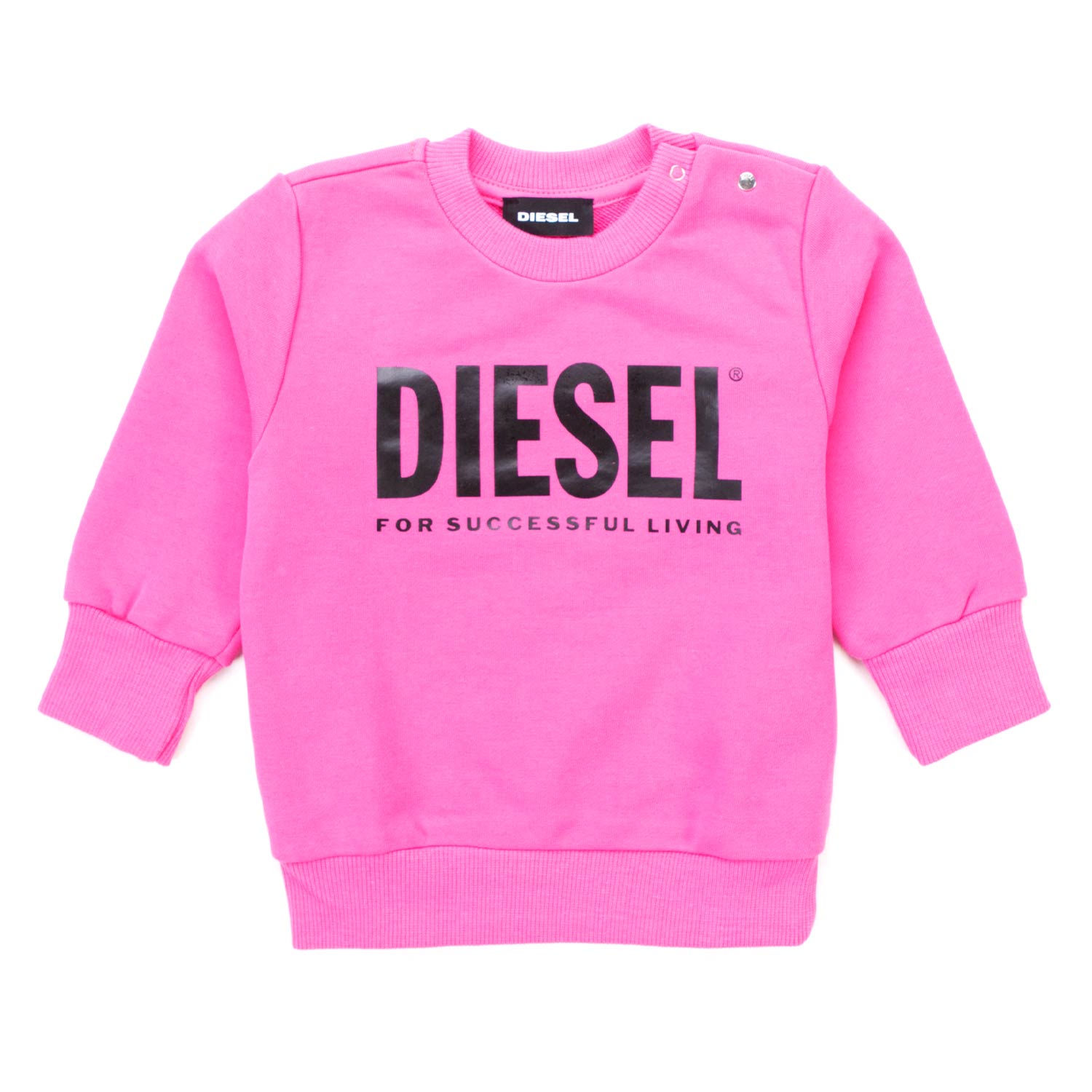 FELPA FUCSIA LOGO BIMBA NEONATA - annameglio.com abbigliamento moda