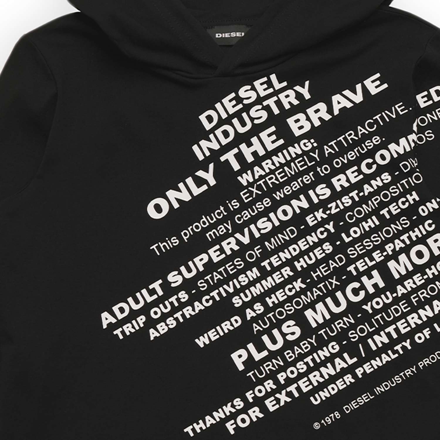 FELPA CON CAPPUCCIO UNISEX NERA - annameglio.com abbigliamento moda