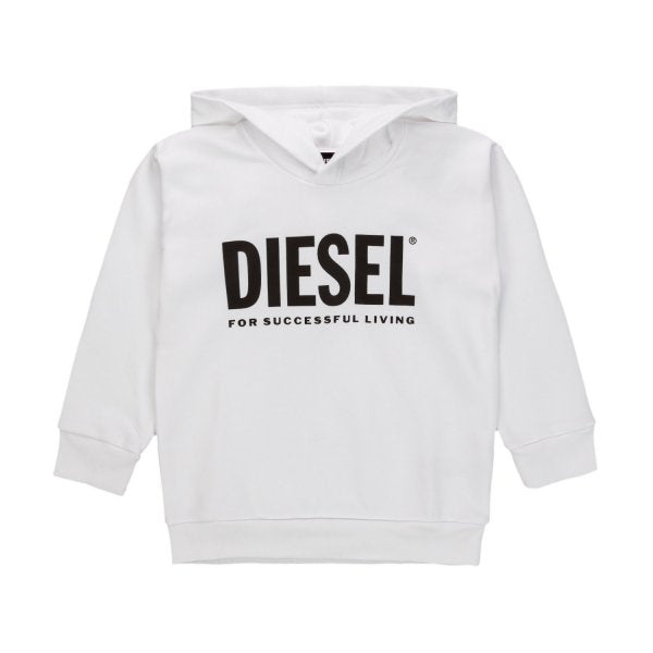 FELPA BIANCA UNISEX CON CAPPUCCIO - annameglio.com abbigliamento moda