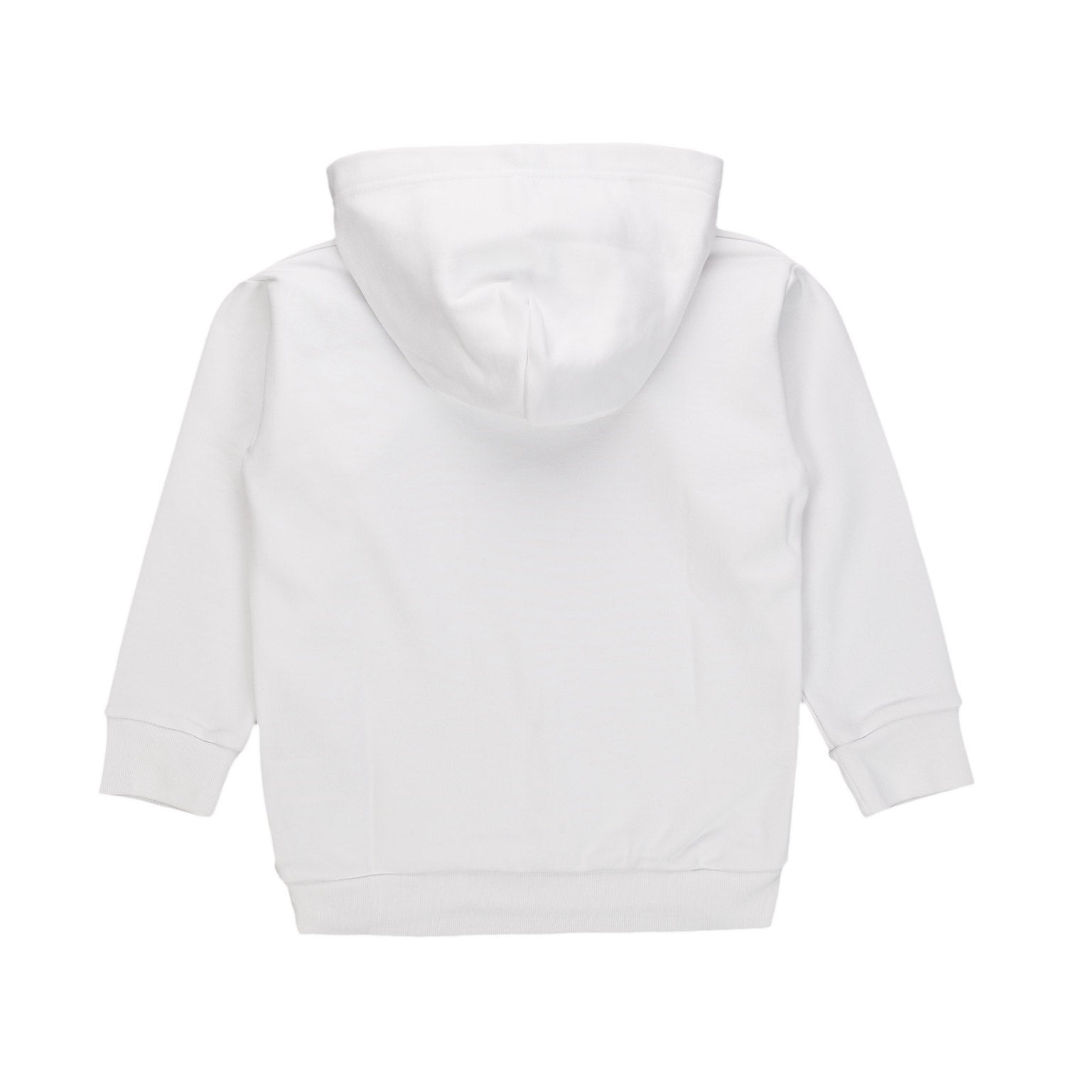 FELPA BIANCA UNISEX CON CAPPUCCIO - annameglio.com abbigliamento moda