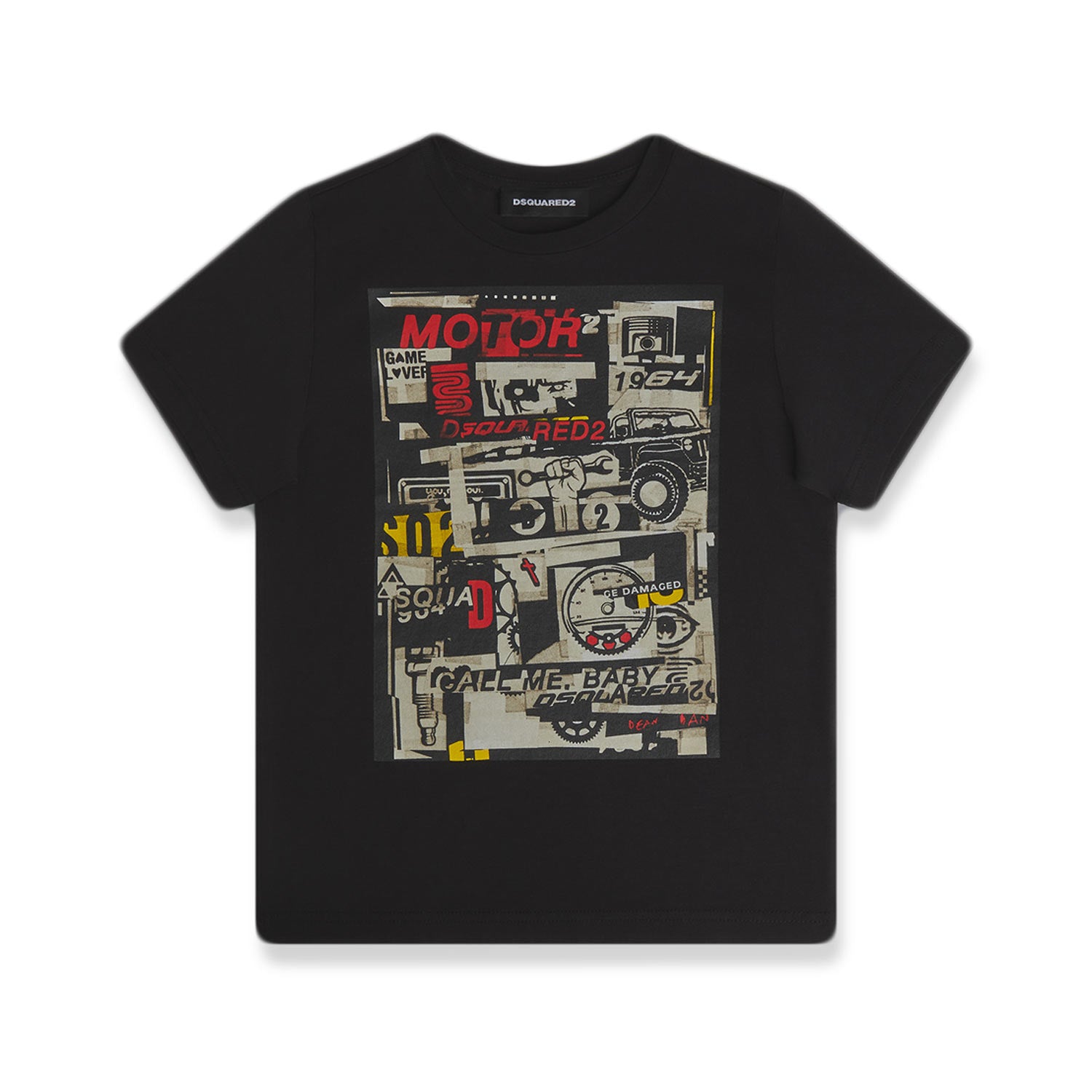 T-SHIRT CON STAMPA NERA BOY - annameglio.com abbigliamento moda