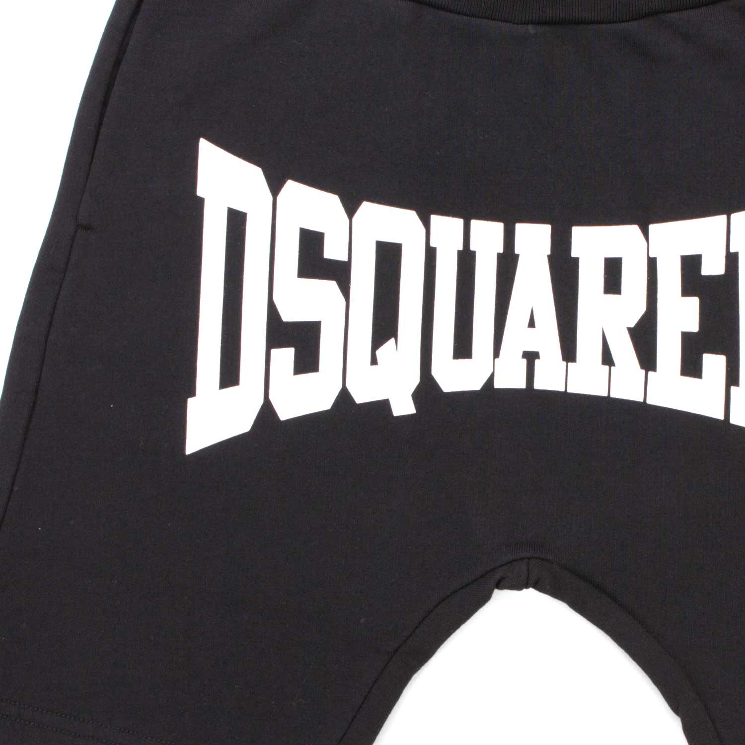 SHORTS NERI LOGO BAMBINO TEEN - annameglio.com abbigliamento moda