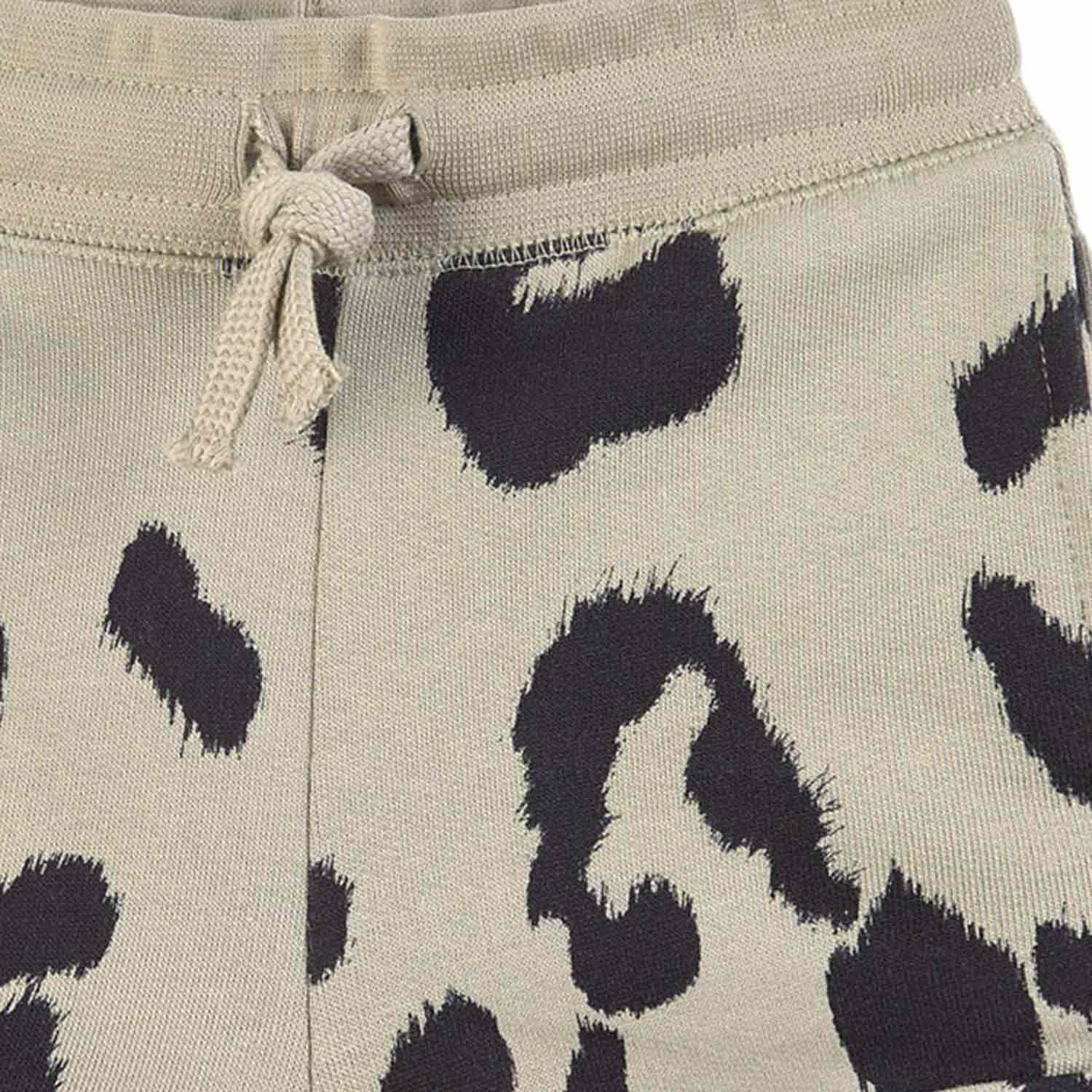 SHORTS ANIMALIER VERDE OLIVA BAMBINA E TEENAGER - annameglio.com abbigliamento moda