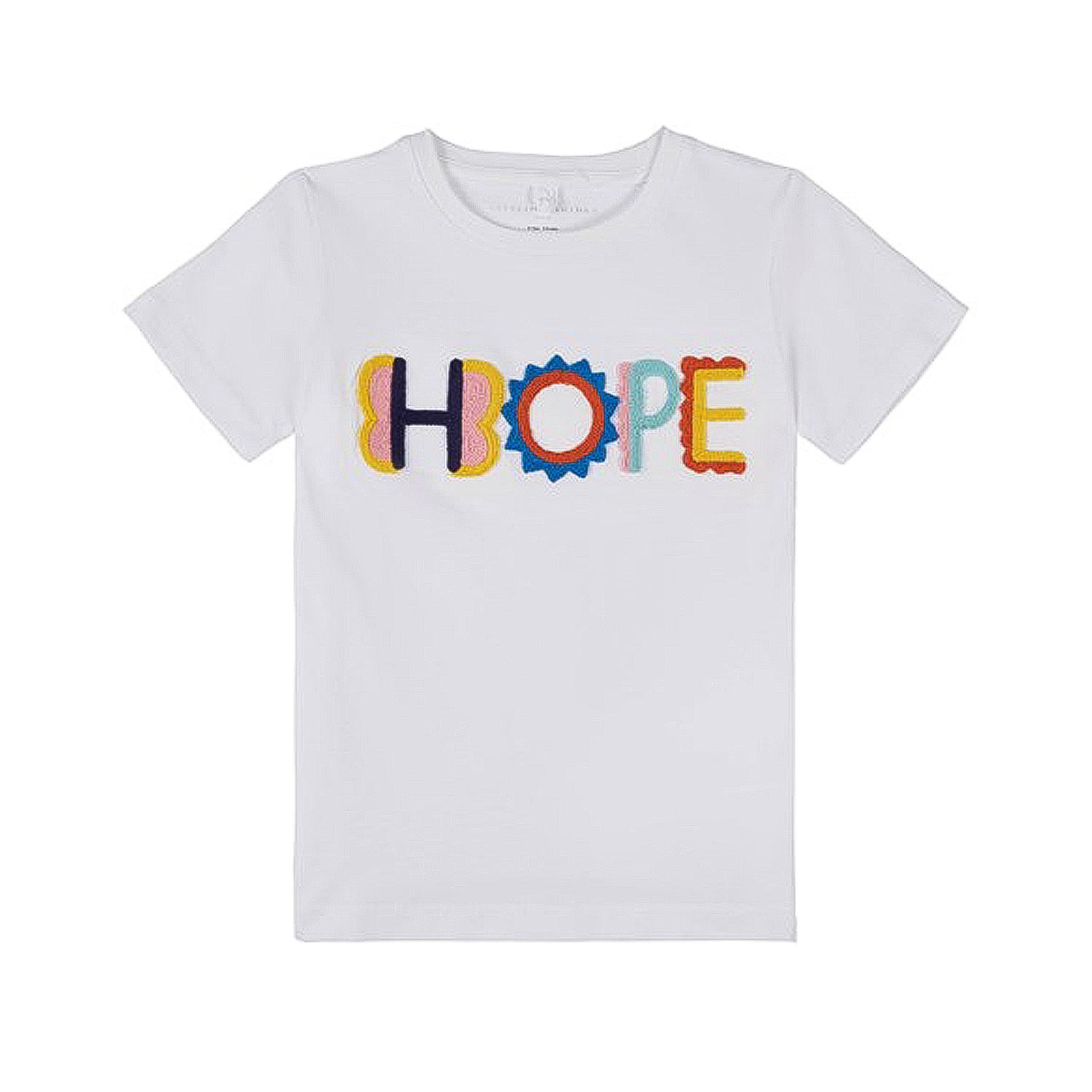 T-SHIRT HOPE BIANCA BAMBINA E TEENAGER - annameglio.com abbigliamento moda
