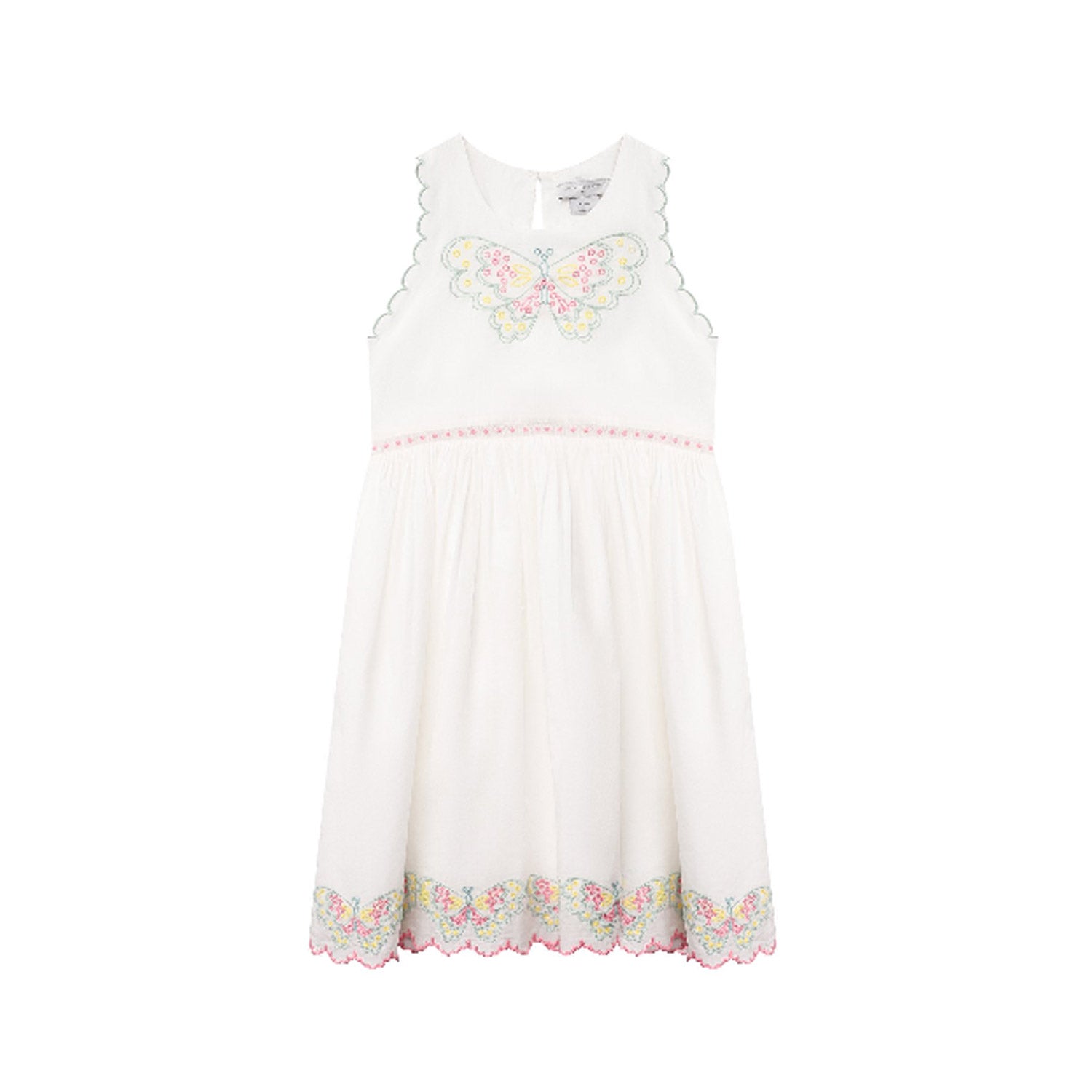 ABITO RICAMATO BIANCO BAMBINA - annameglio.com abbigliamento moda