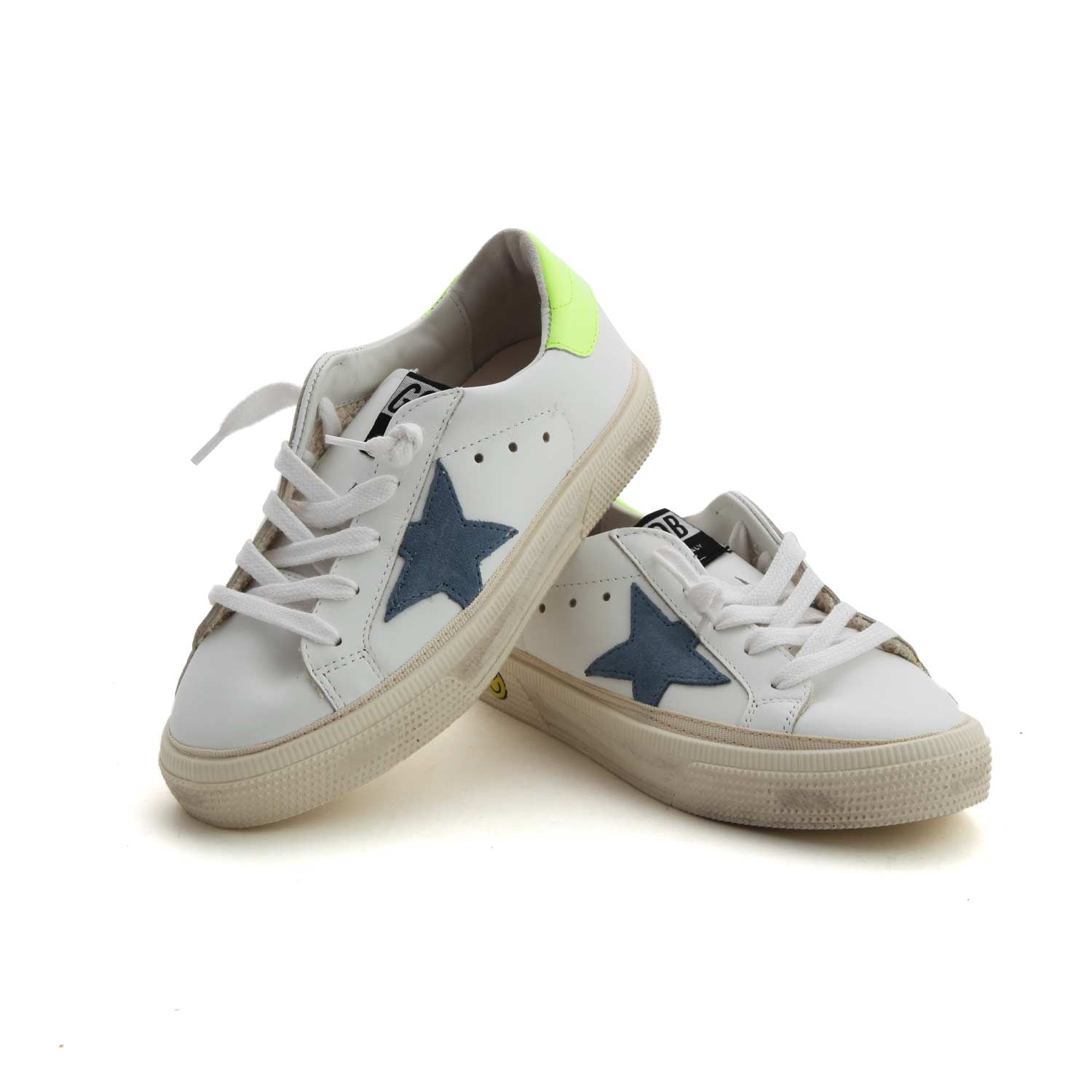 SNEAKERS SSTAR UNISEX BLU E FLUO BAMBINO - annameglio.com abbigliamento moda