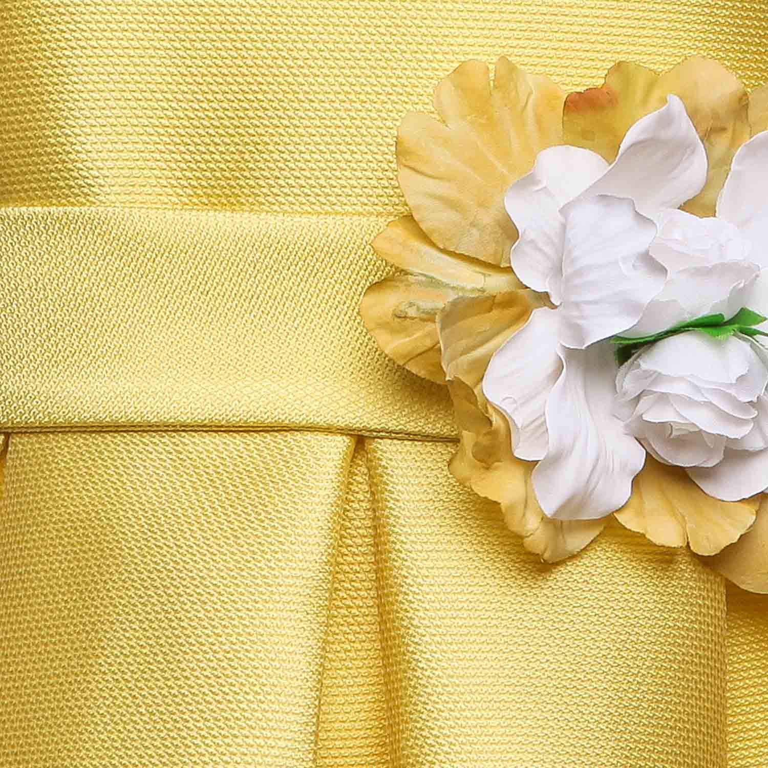 ABITO GIALLO ORO BAMBINA - annameglio.com abbigliamento moda