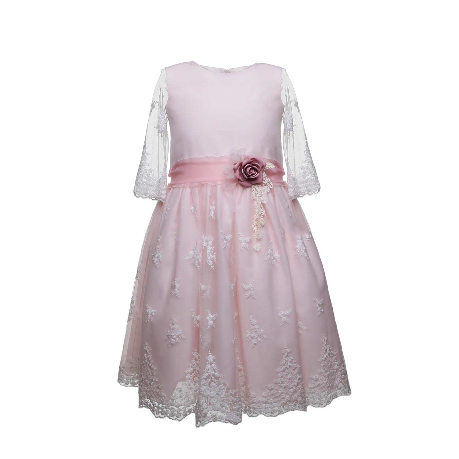 ABITO ROSA CERIMONIA TEEN BAMBINA - annameglio.com abbigliamento moda