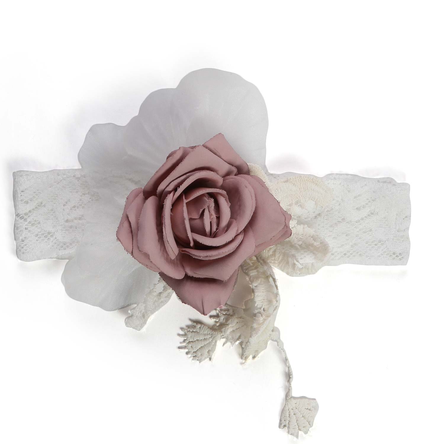 Fascia bebè fiore rosa delicato - annameglio.com abbigliamento moda