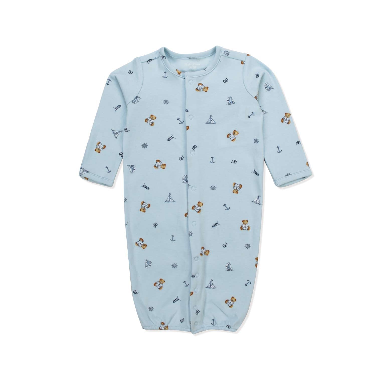 TUTINA CELESTE STAMPA NEONATO - annameglio.com abbigliamento moda