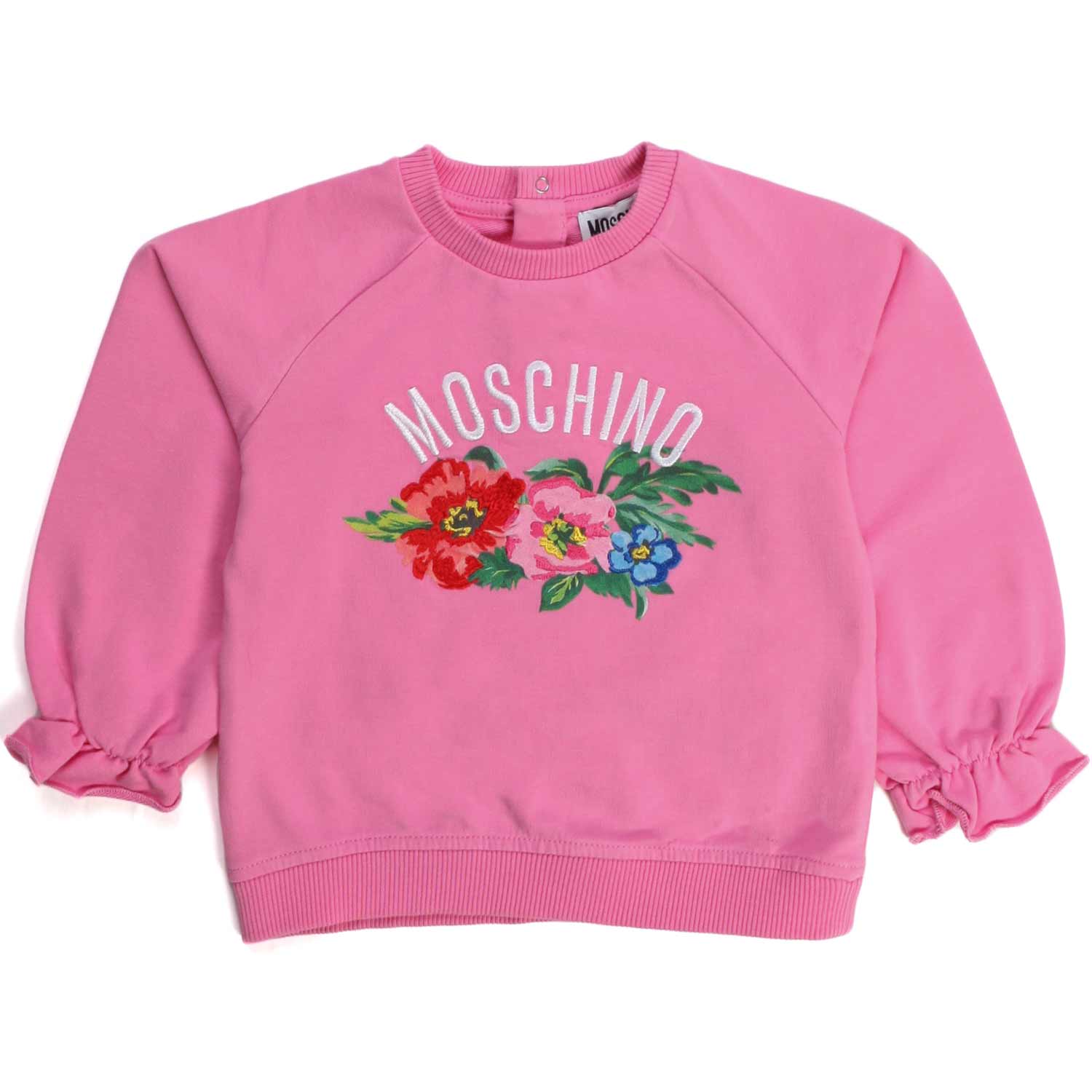 FELPA FUCSIA BIMBA LOGO - annameglio.com abbigliamento moda