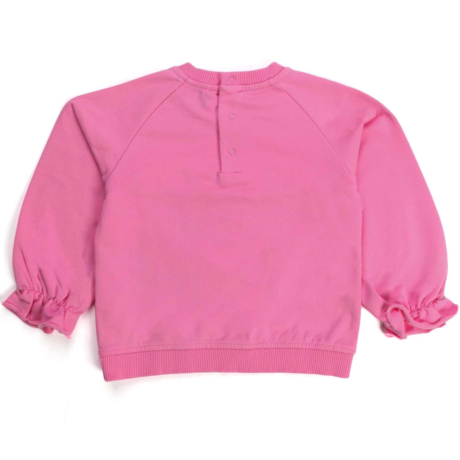 FELPA FUCSIA BIMBA LOGO - annameglio.com abbigliamento moda