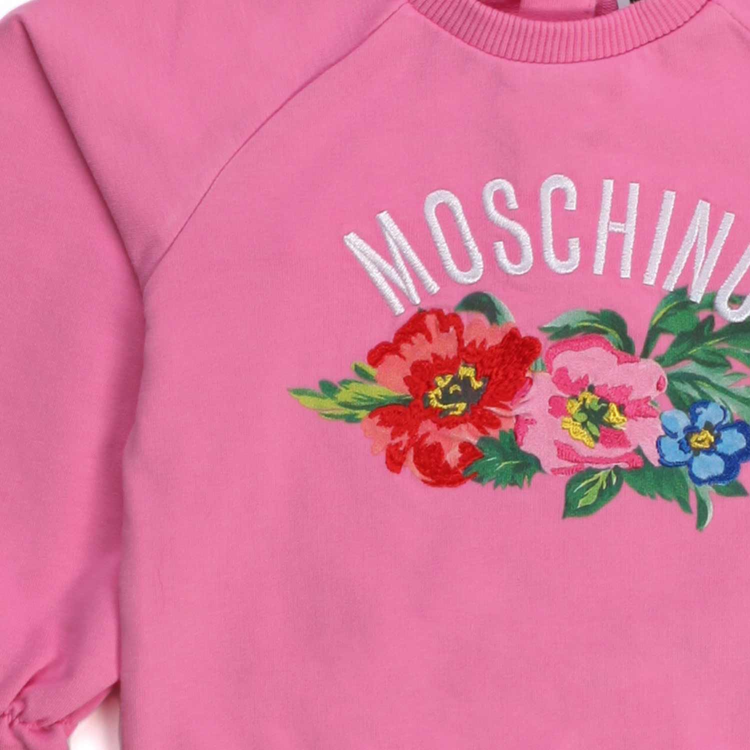 FELPA FUCSIA BIMBA LOGO - annameglio.com abbigliamento moda