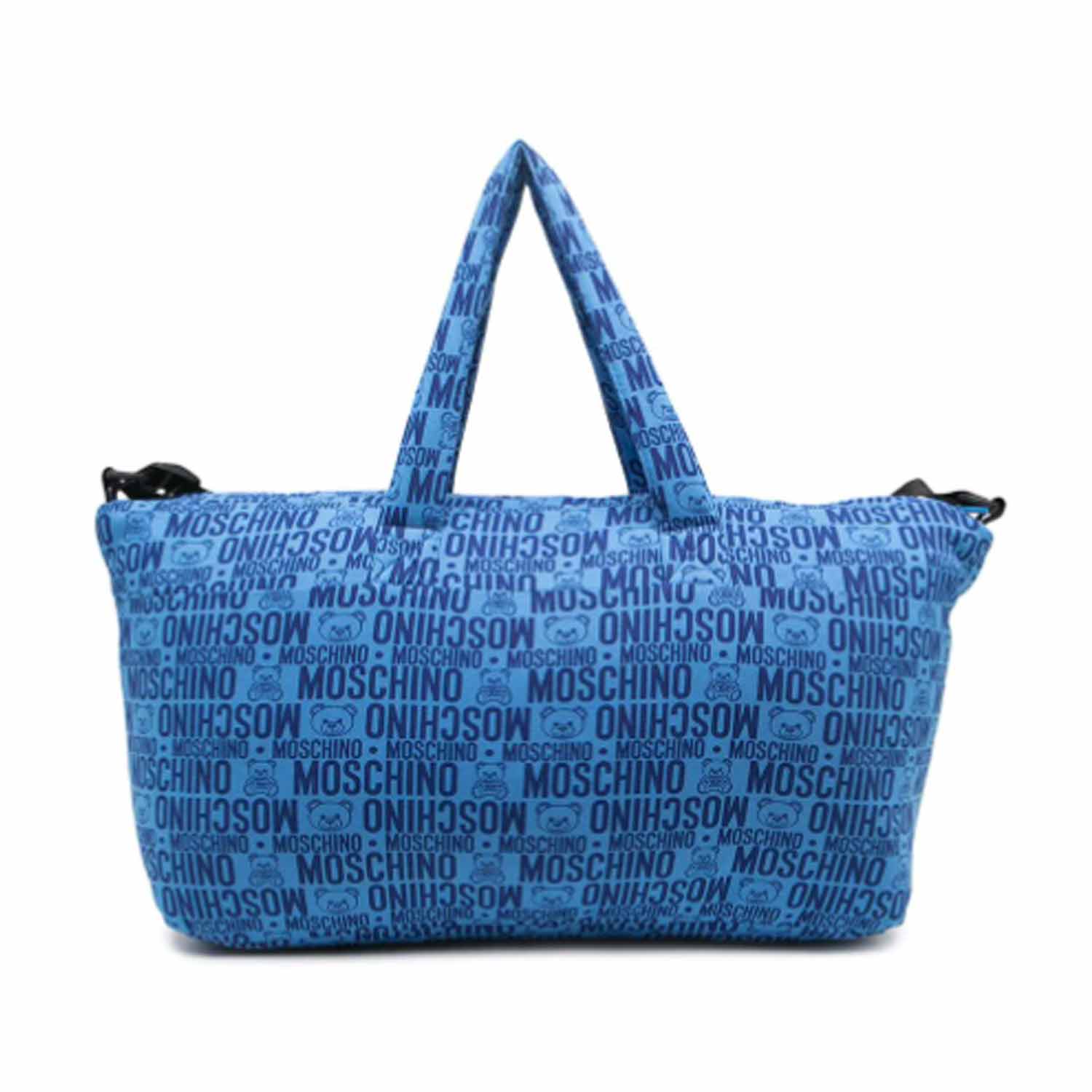 BORSA MAMMA BLU STAMPA LOGO - annameglio.com abbigliamento moda