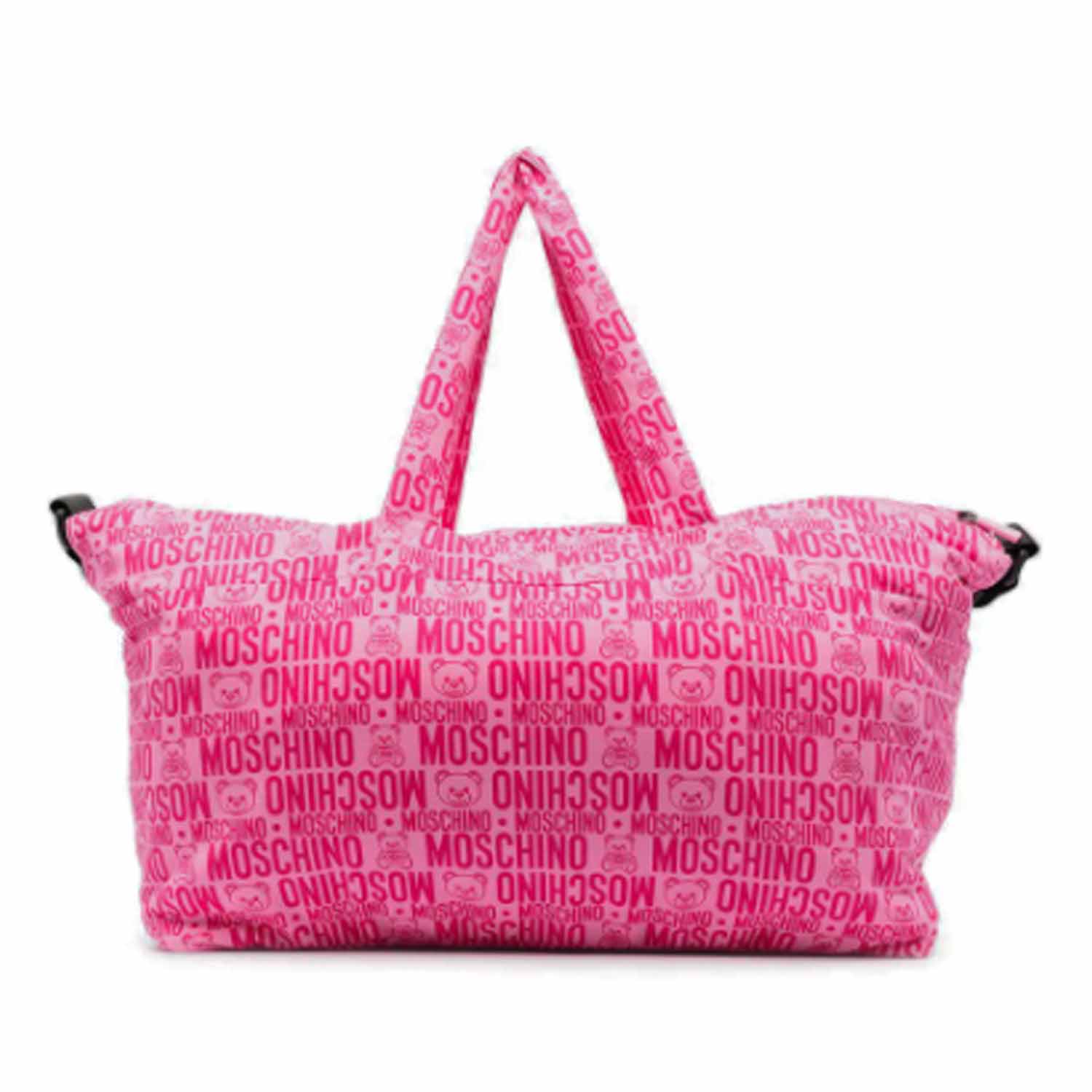 BORSA MAMMA FUCSIA CON LOGO - annameglio.com abbigliamento moda