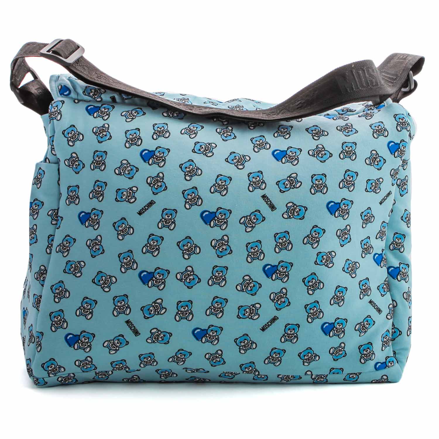 BORSA MAMMA CELESTE CON LOGO - annameglio.com abbigliamento moda