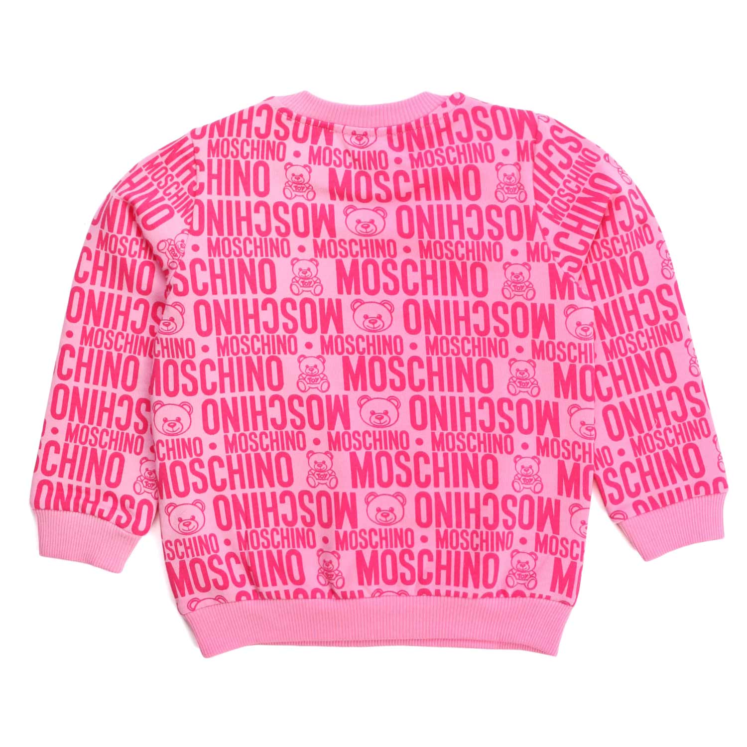FELPA ROSA LOGO BIMBA E NEONATA - annameglio.com abbigliamento moda