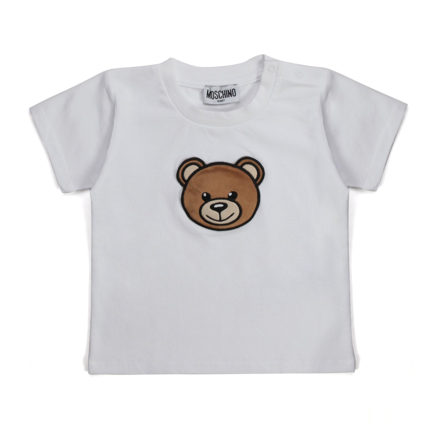 T-SHIRT BIANCA CON ORSETTO BABY - annameglio.com abbigliamento moda