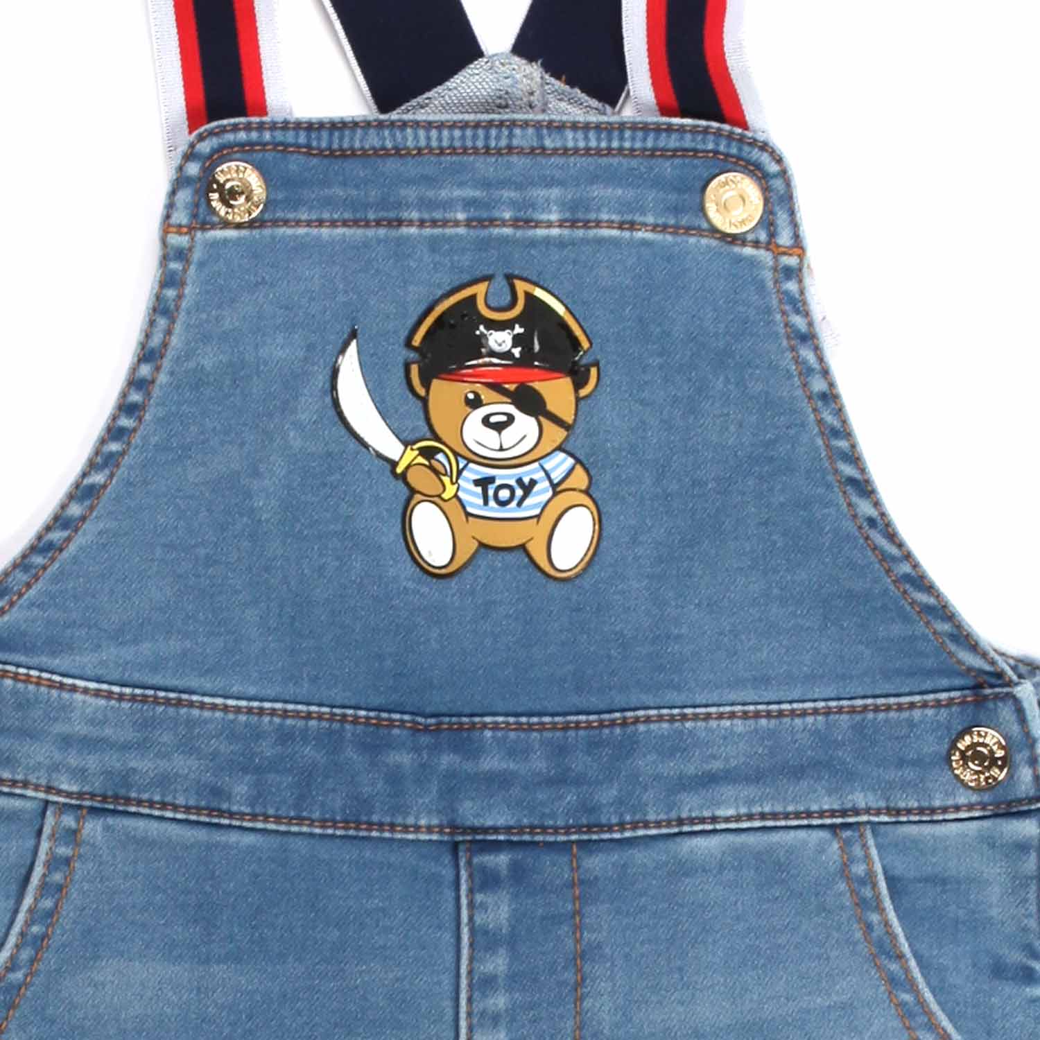 SALOPETTE JEANS BIMBO UNISEX - annameglio.com abbigliamento moda