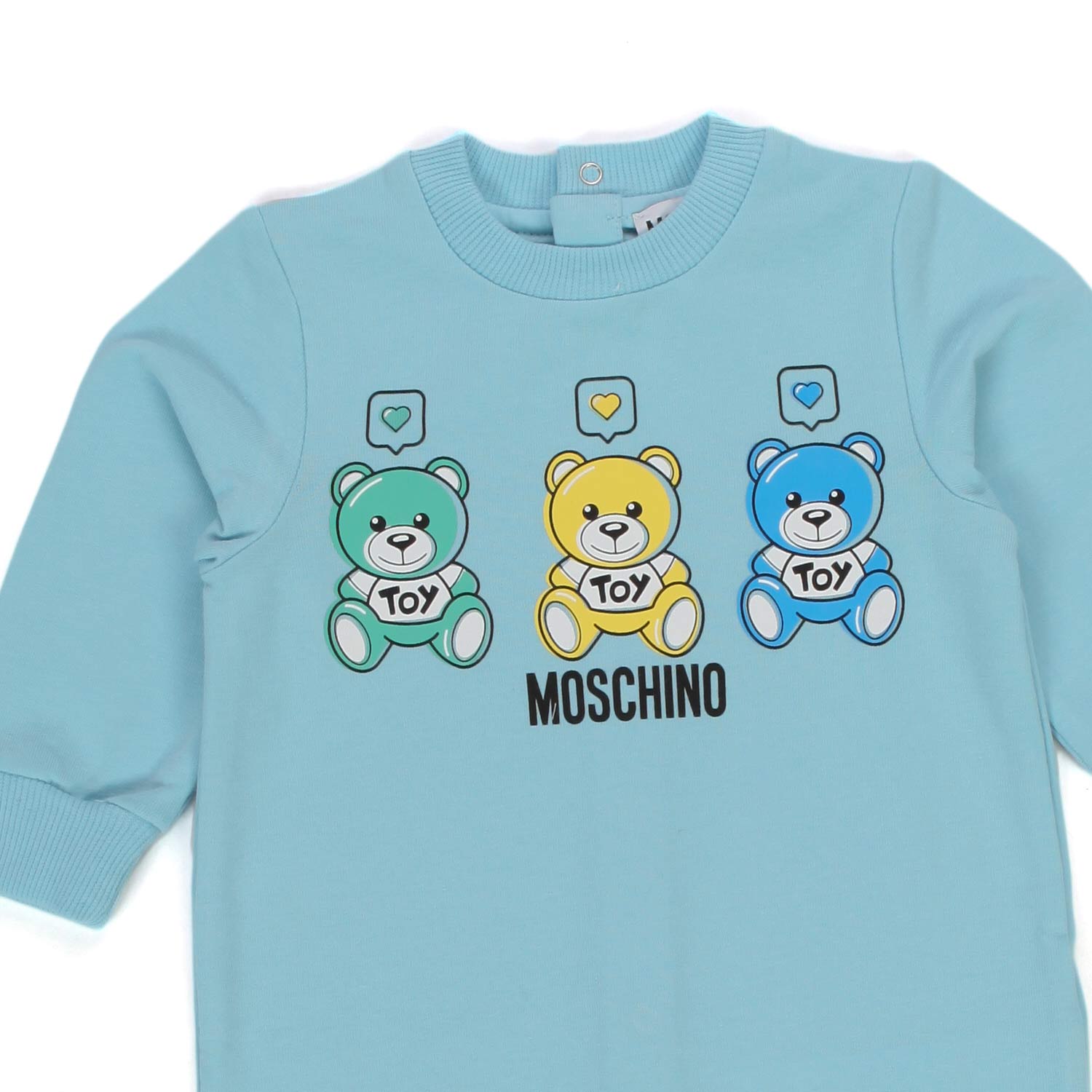 TUTINA CELESTE CON ORSETTI NEONATO - annameglio.com abbigliamento moda