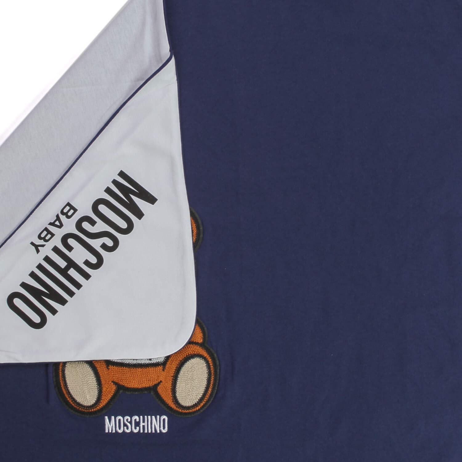 COPERTINA BLU NEONATO ORSETTO - annameglio.com abbigliamento moda