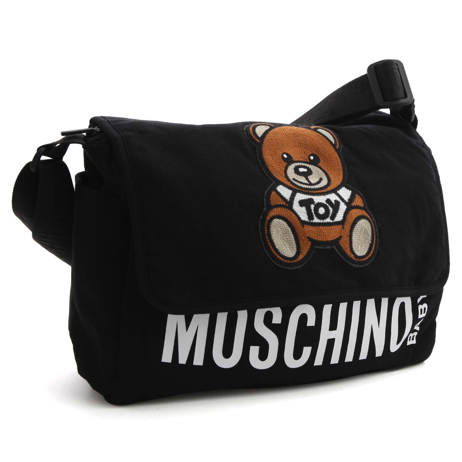 MOMMY BAG NERA CON ORSETTO - annameglio.com abbigliamento moda