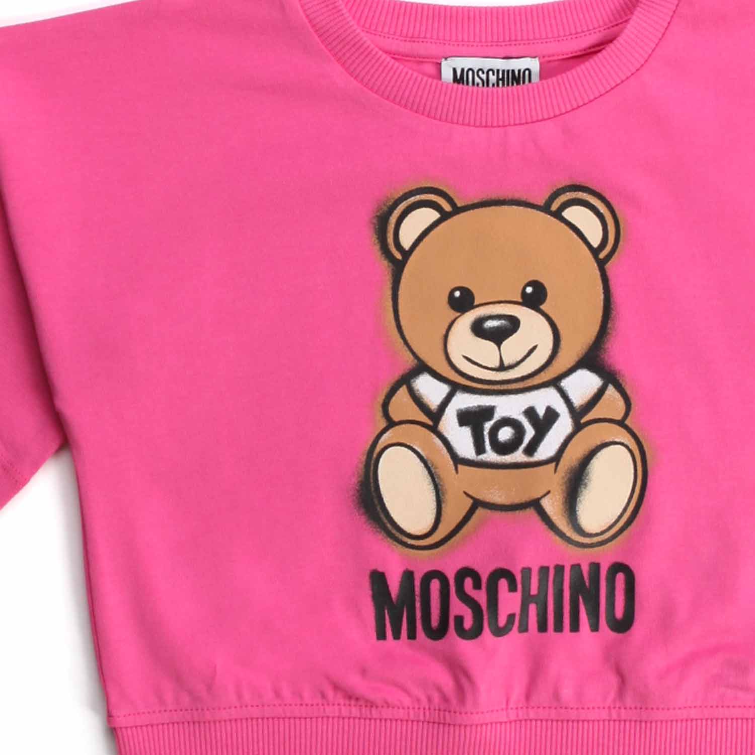 T-SHIRT CROPPED ROSA BIMBA TEEN - annameglio.com abbigliamento moda