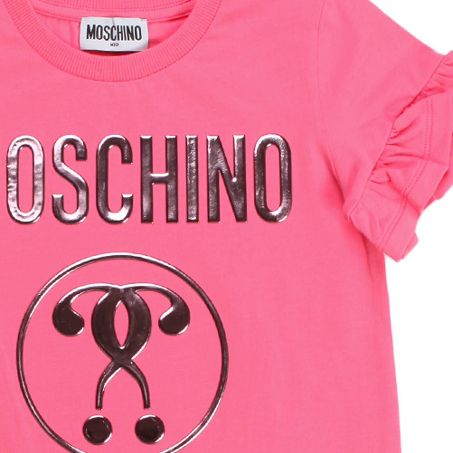 ABITO FUCSIA LOGO BAMBINA - annameglio.com abbigliamento moda