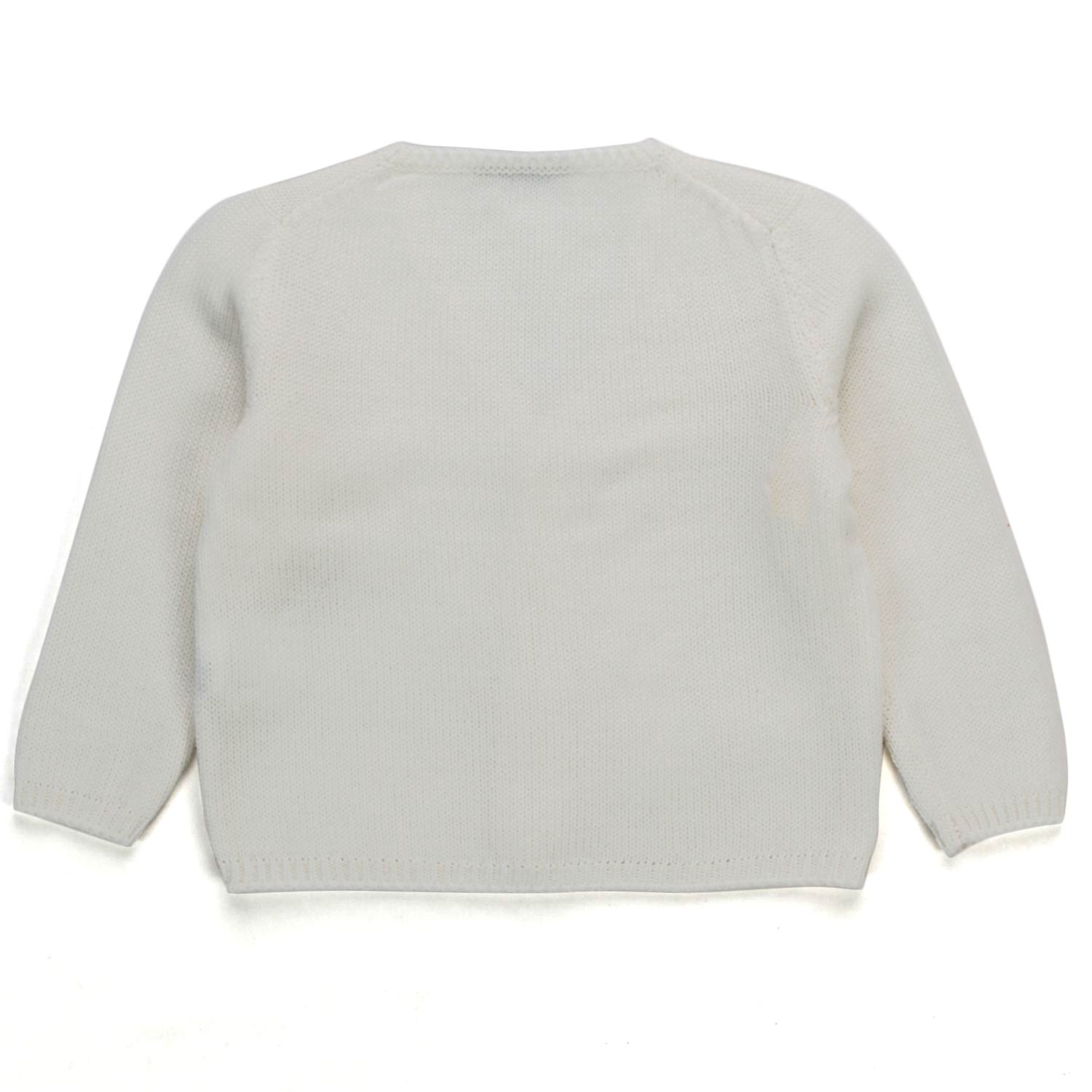 CARDIGAN BIANCO CASHMERE NEONATO - annameglio.com abbigliamento moda