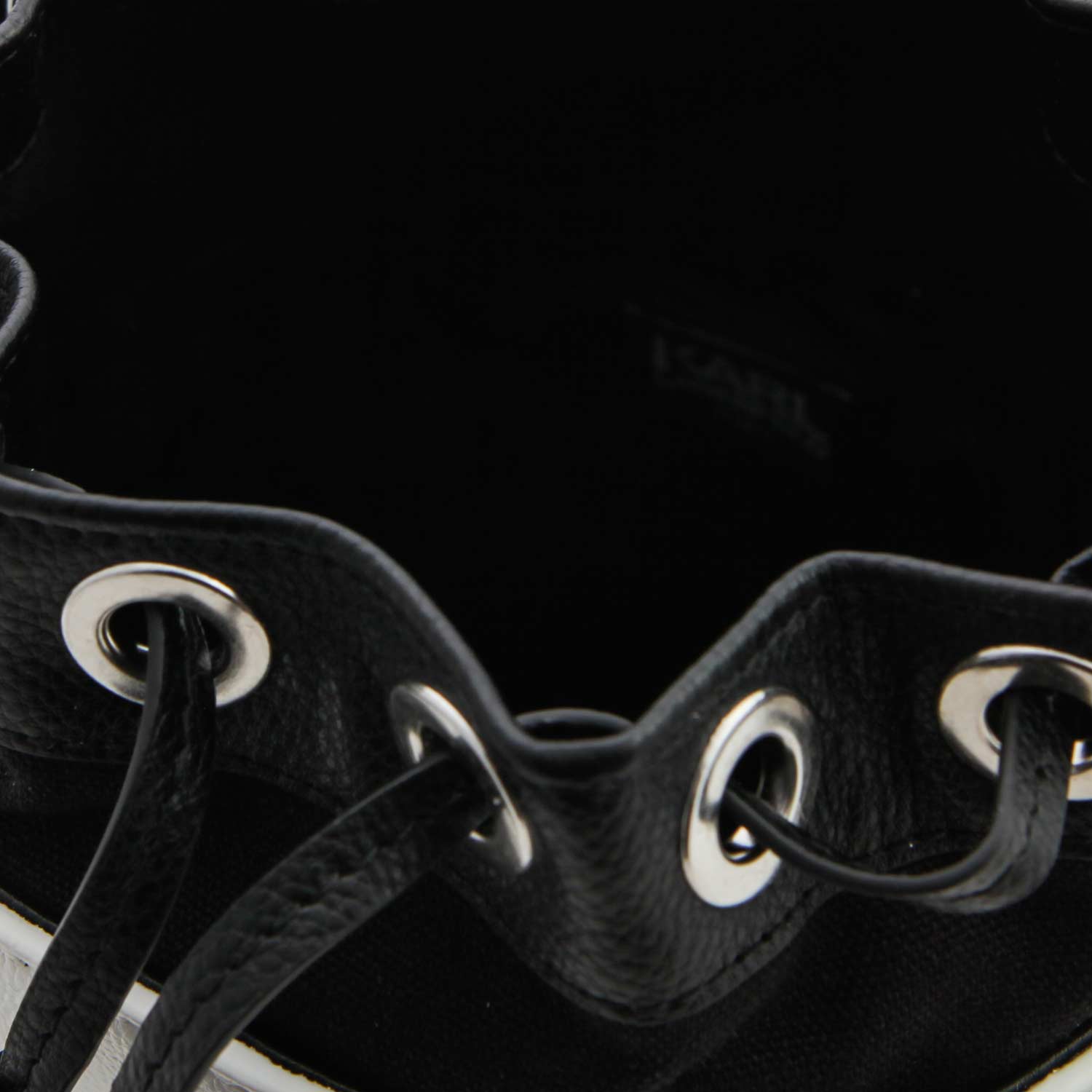 BORSA A SECCHIELLO BIANCA E NERA RAGAZZA - annameglio.com abbigliamento moda