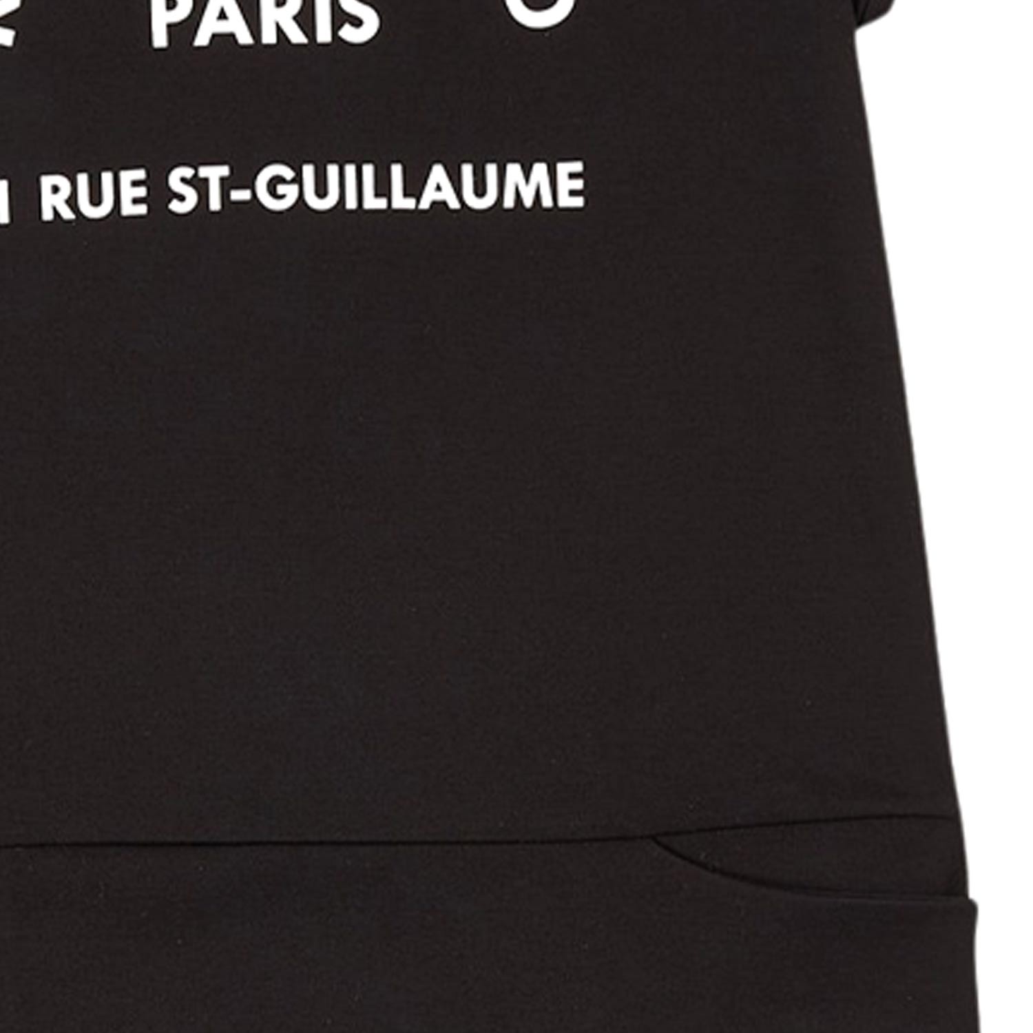 ABITO NERO BAMBINA TEEN LOGO - annameglio.com abbigliamento moda