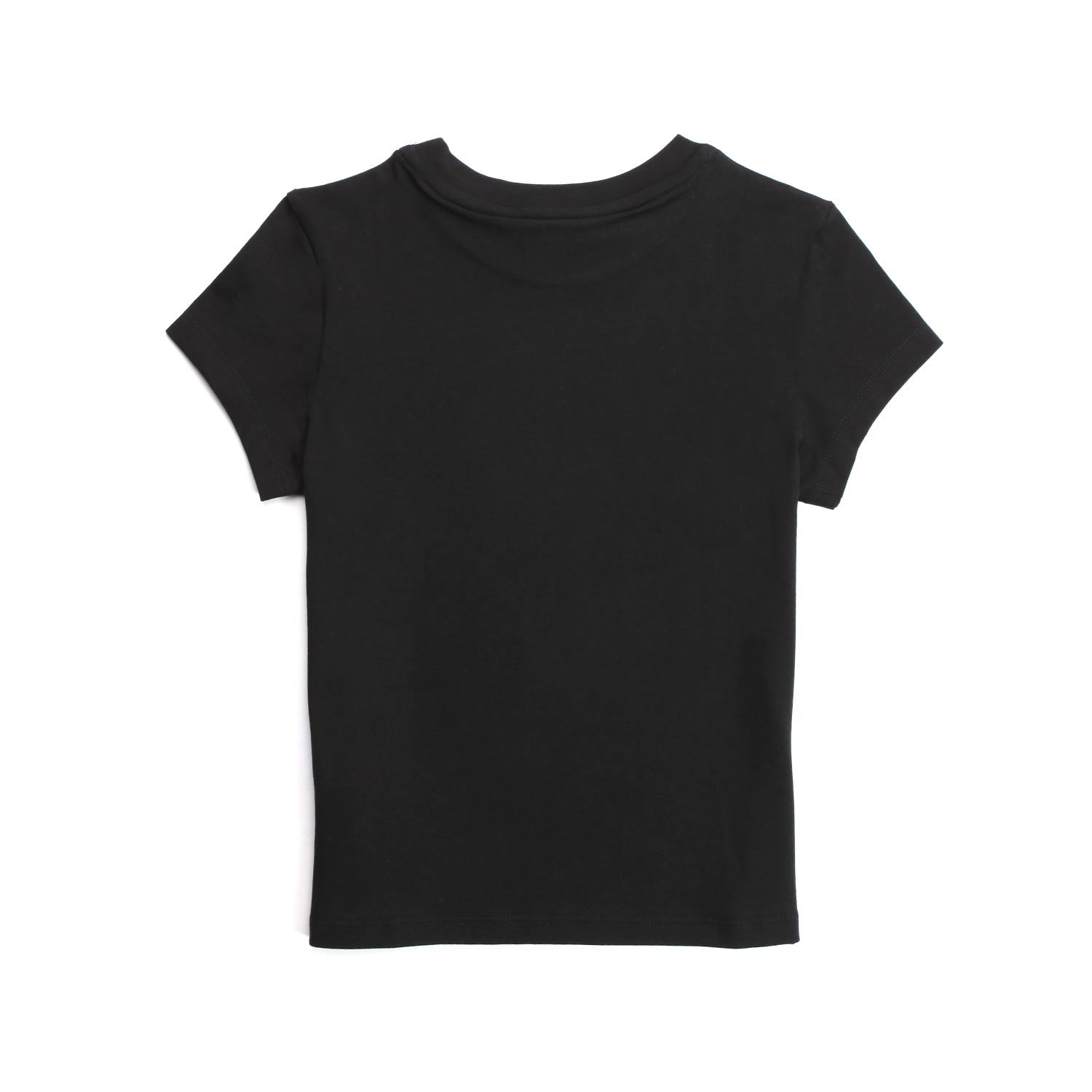 T-SHIRT COTONE NERA BAMBINA TEEN - annameglio.com abbigliamento moda