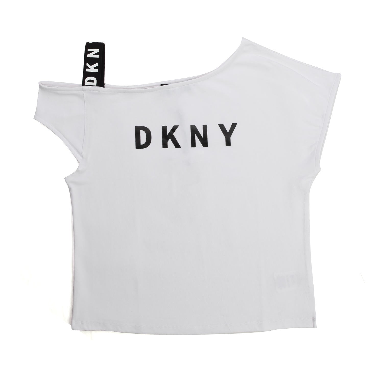 T-SHIRT MONOSPALLA BIANCA BAMBINA E TEENAGER - annameglio.com abbigliamento moda