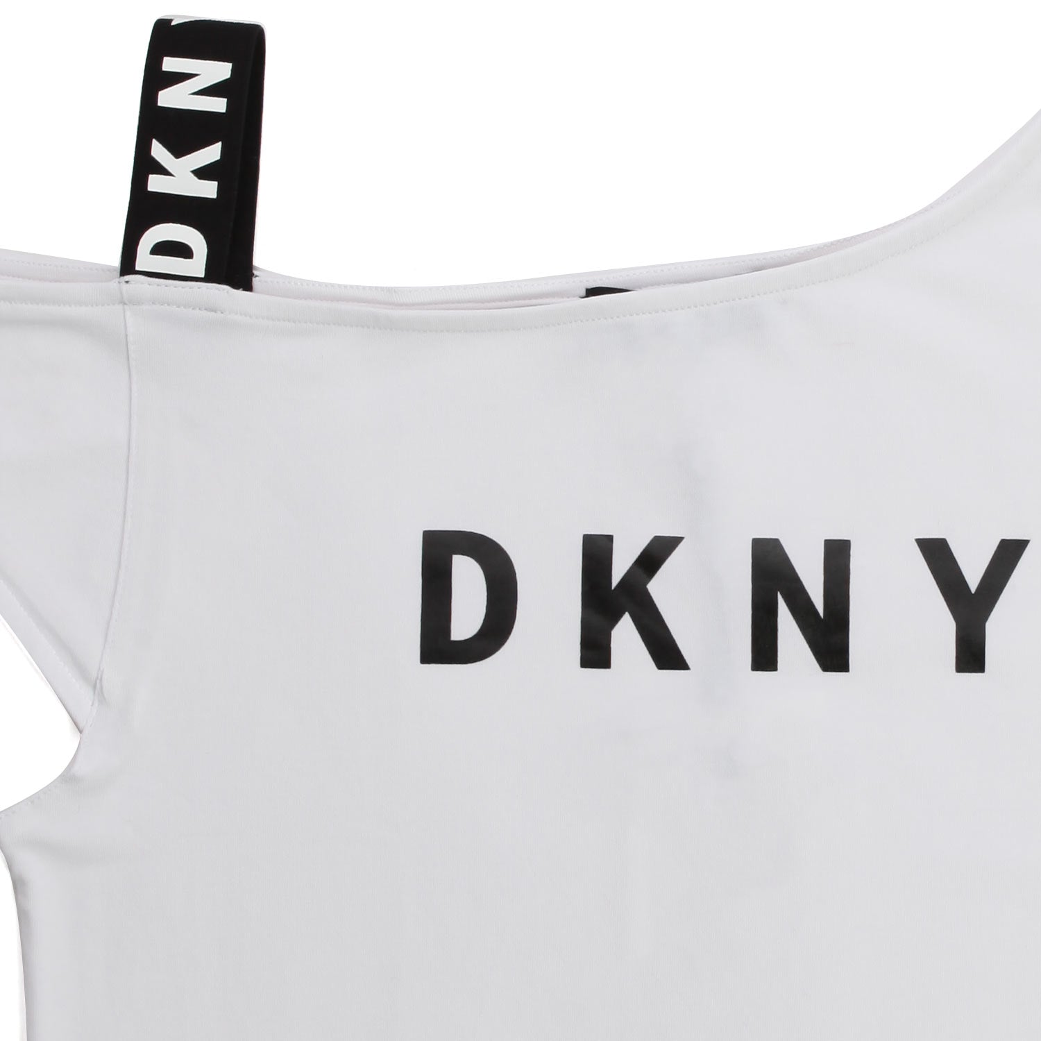 T-SHIRT MONOSPALLA BIANCA BAMBINA E TEENAGER - annameglio.com abbigliamento moda