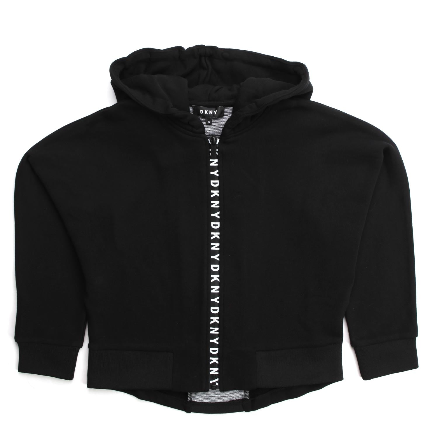 FELPA NERA ZIP BAMBINA E TEEN - annameglio.com abbigliamento moda