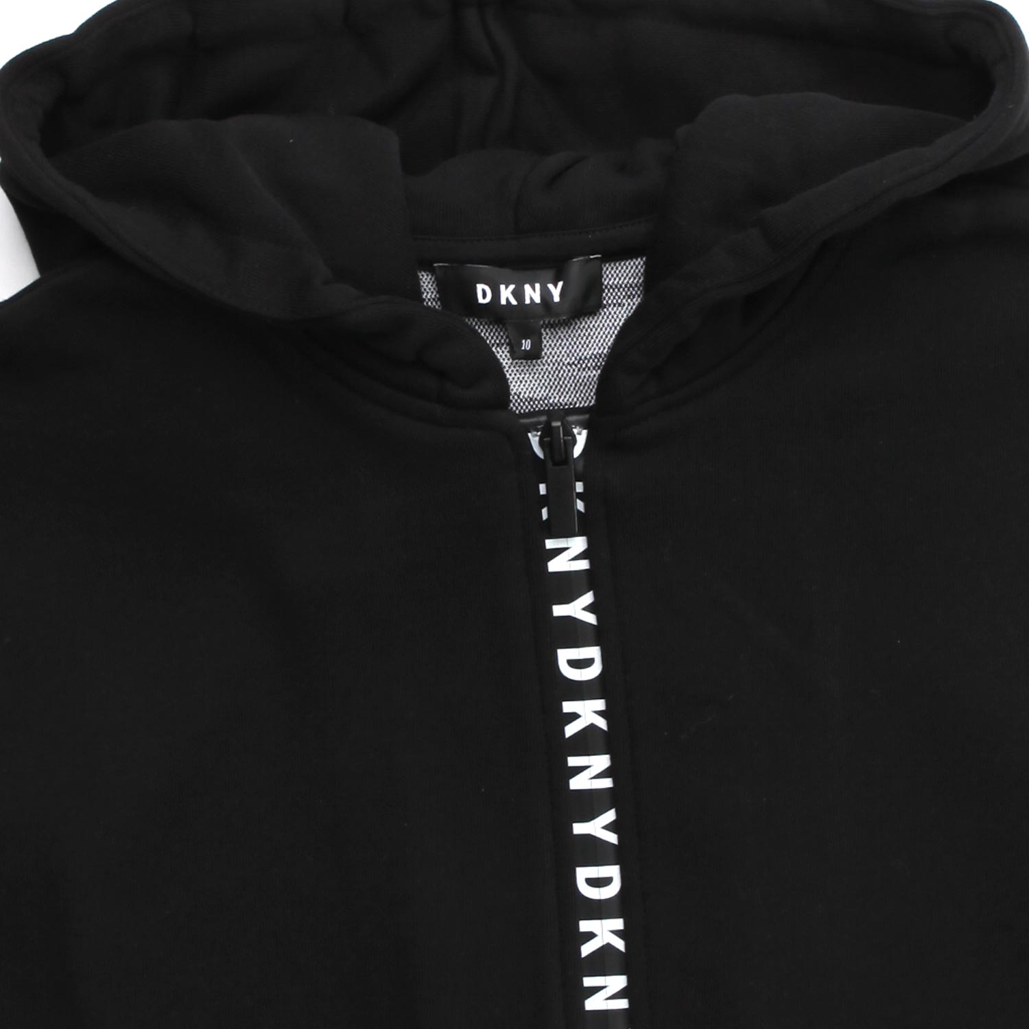 FELPA NERA ZIP BAMBINA E TEEN - annameglio.com abbigliamento moda