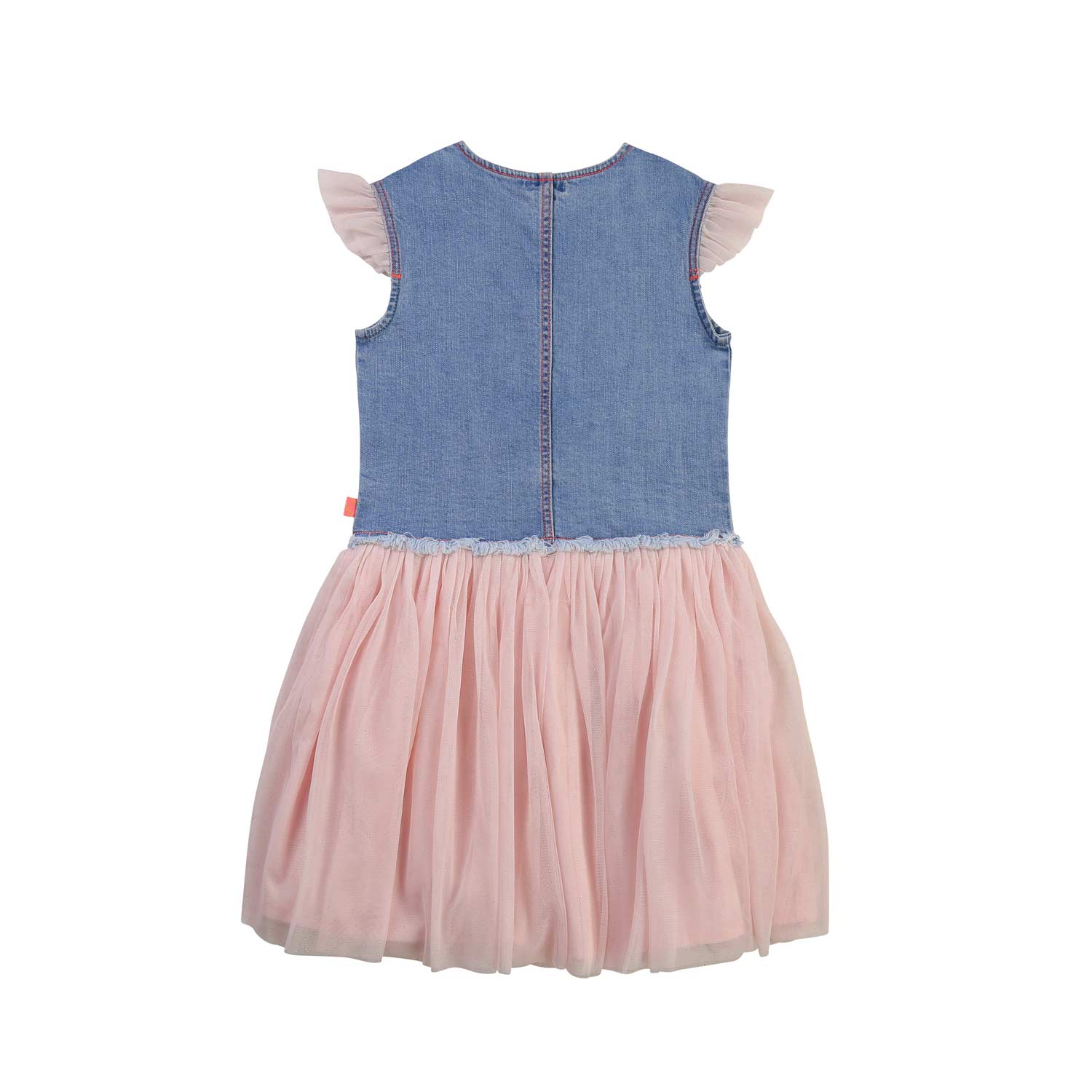 ABITO ROSA E DENIM BAMBINA - annameglio.com abbigliamento moda