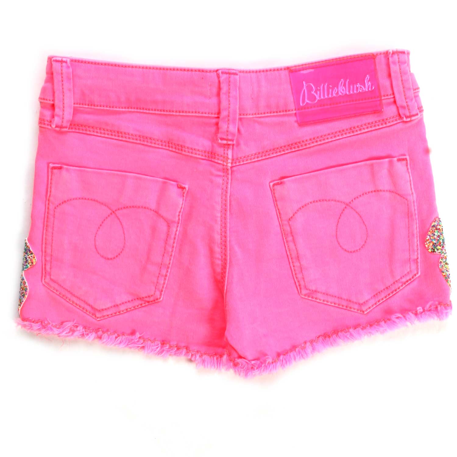 SHORTS IN DENIM ROSA FLUO BAMBINA - annameglio.com abbigliamento moda