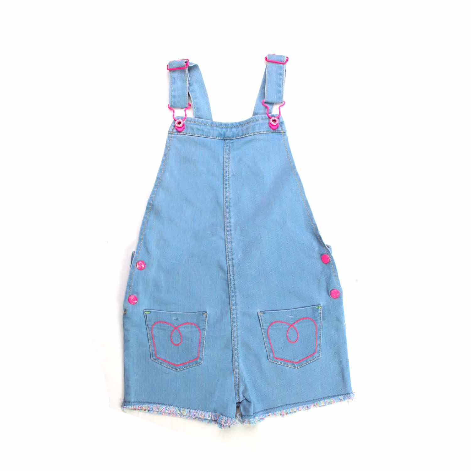 SALOPETTE CORTA DENIM BAMBINA - annameglio.com abbigliamento moda