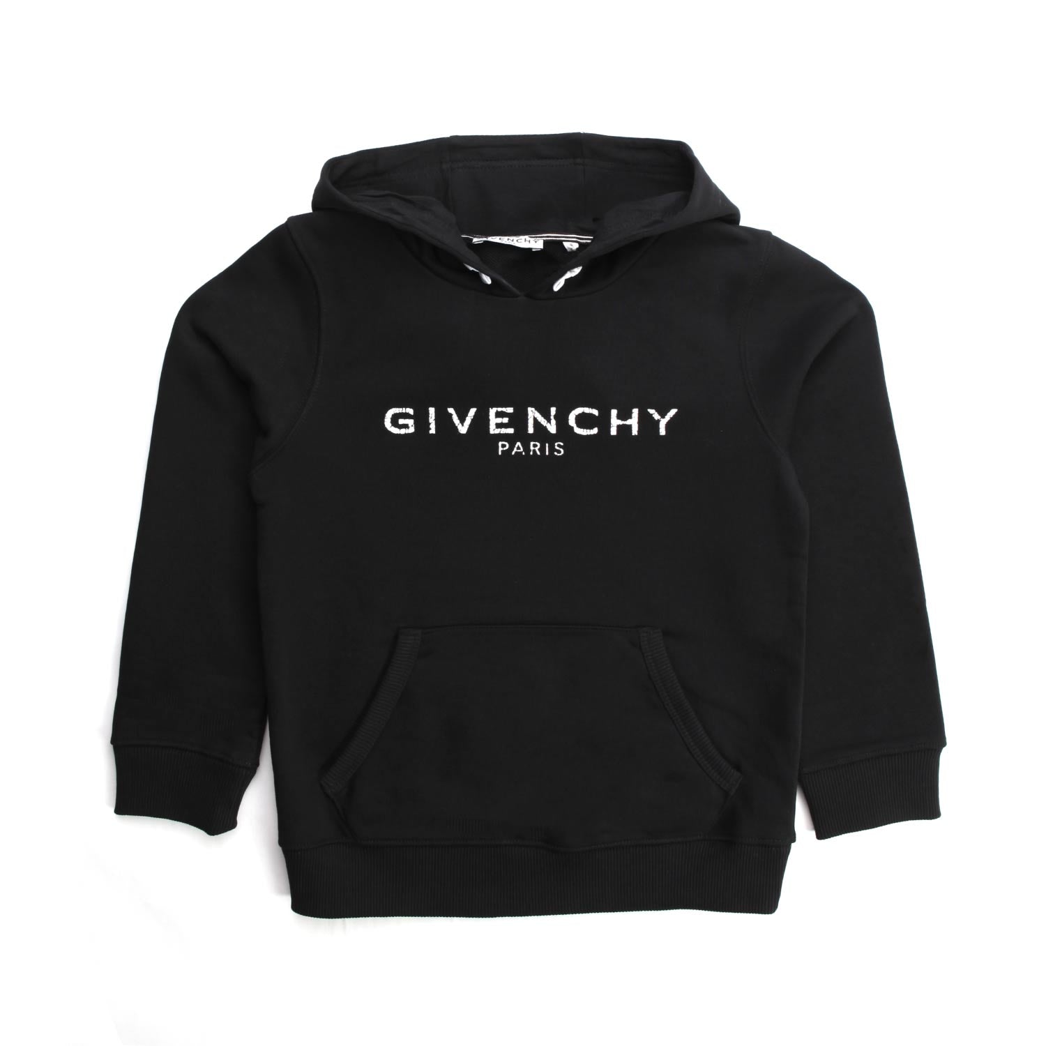 FELPA NERA CAPPUCCIO BAMBINA GIRL - annameglio.com abbigliamento moda