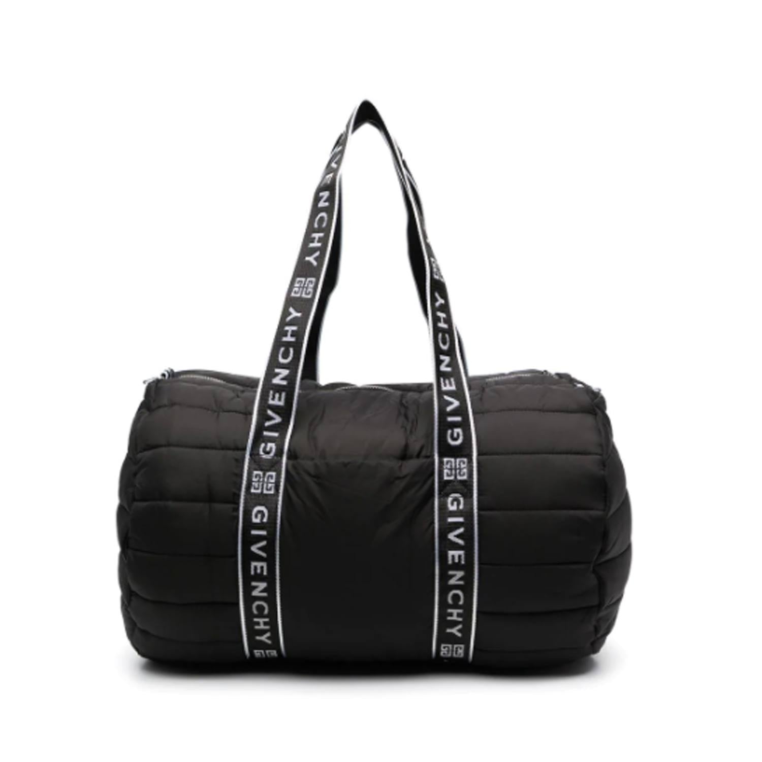 BORSA FASCIATOIO NERA CON LOGO - annameglio.com abbigliamento moda