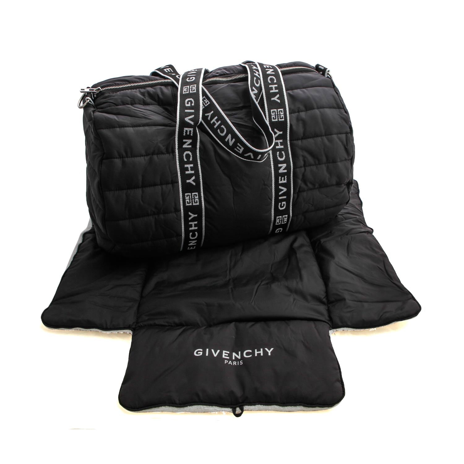 BORSA FASCIATOIO NERA CON LOGO - annameglio.com abbigliamento moda