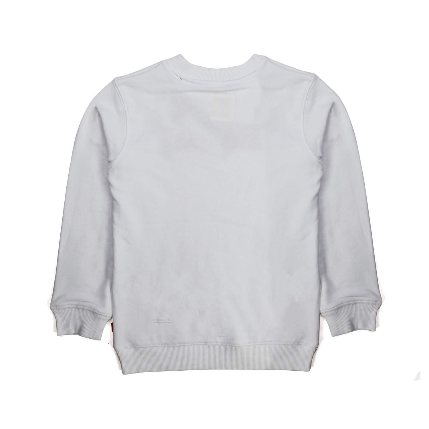 FELPA BIANCA LOGO BAMBINO UNISEX - annameglio.com abbigliamento moda