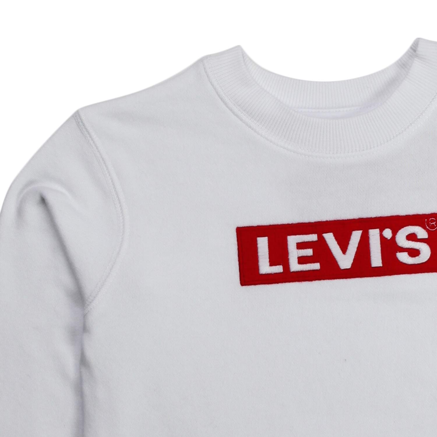 FELPA BIANCA LOGO BAMBINO UNISEX - annameglio.com abbigliamento moda